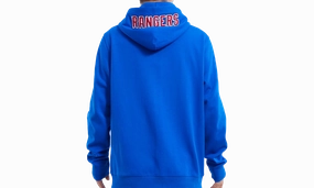 New York Rangers Classic Chenille Zip-Up Hoodie "Blue"