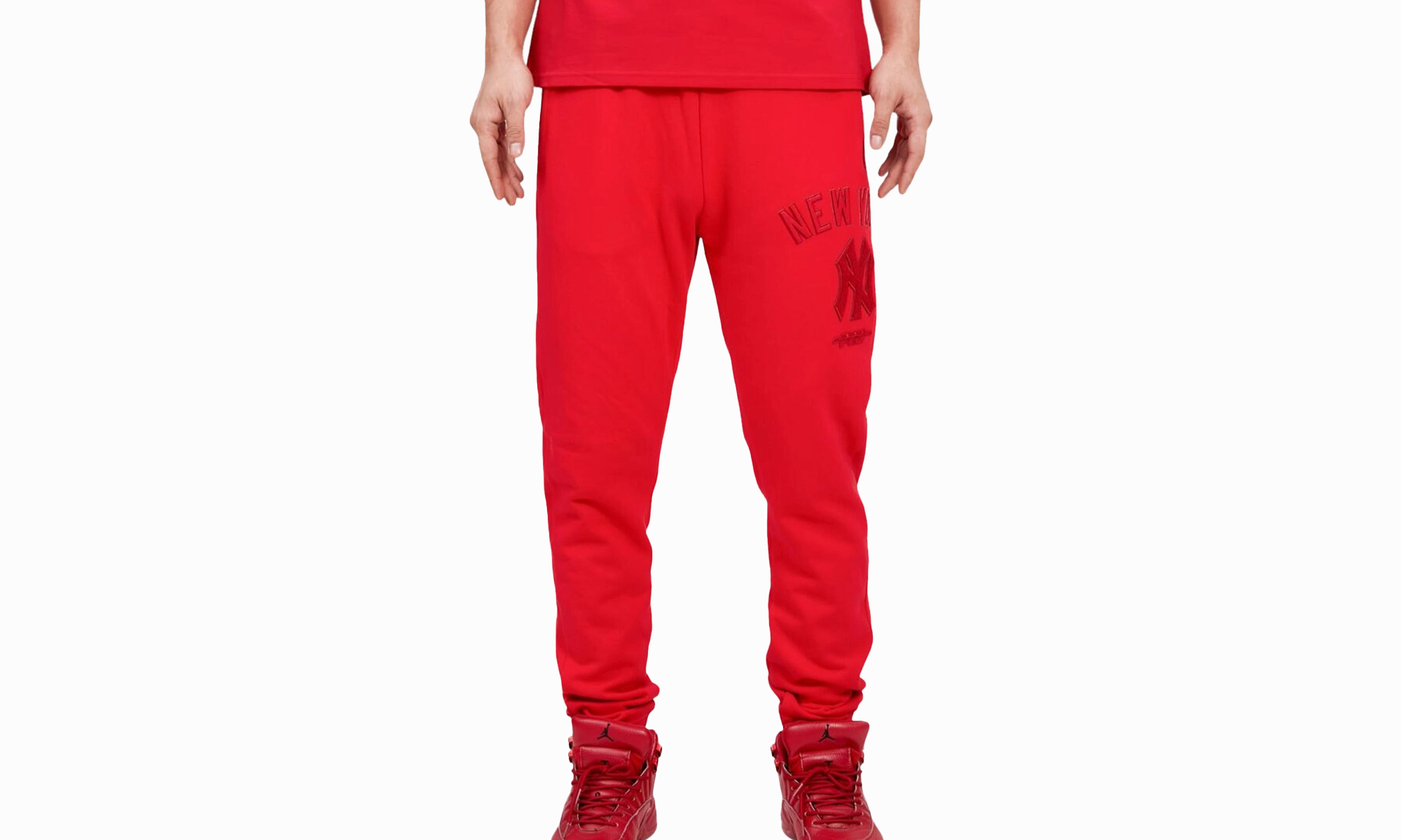 New York Yankees Triple Red Sweatpants "RED"