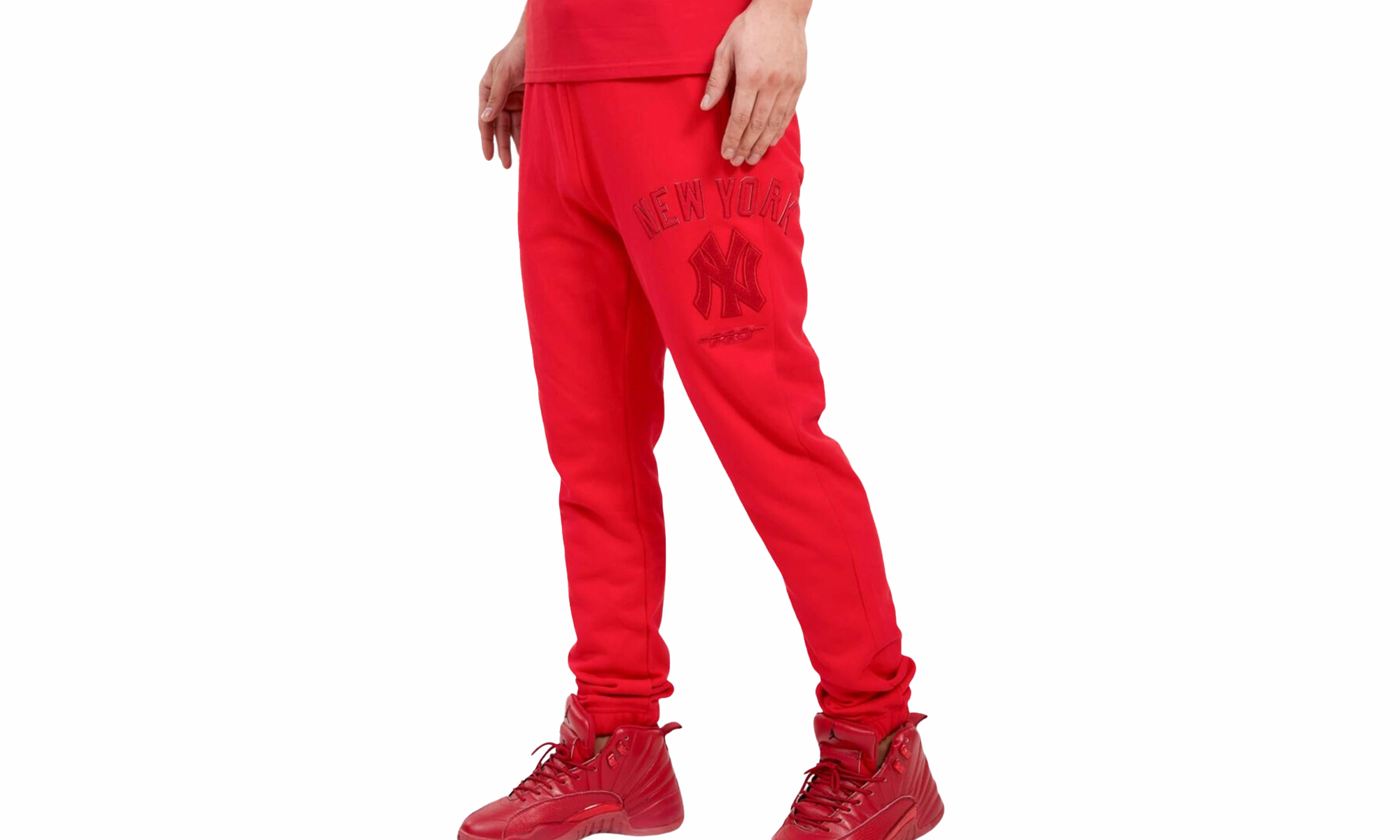 New York Yankees Triple Red Sweatpants "RED"