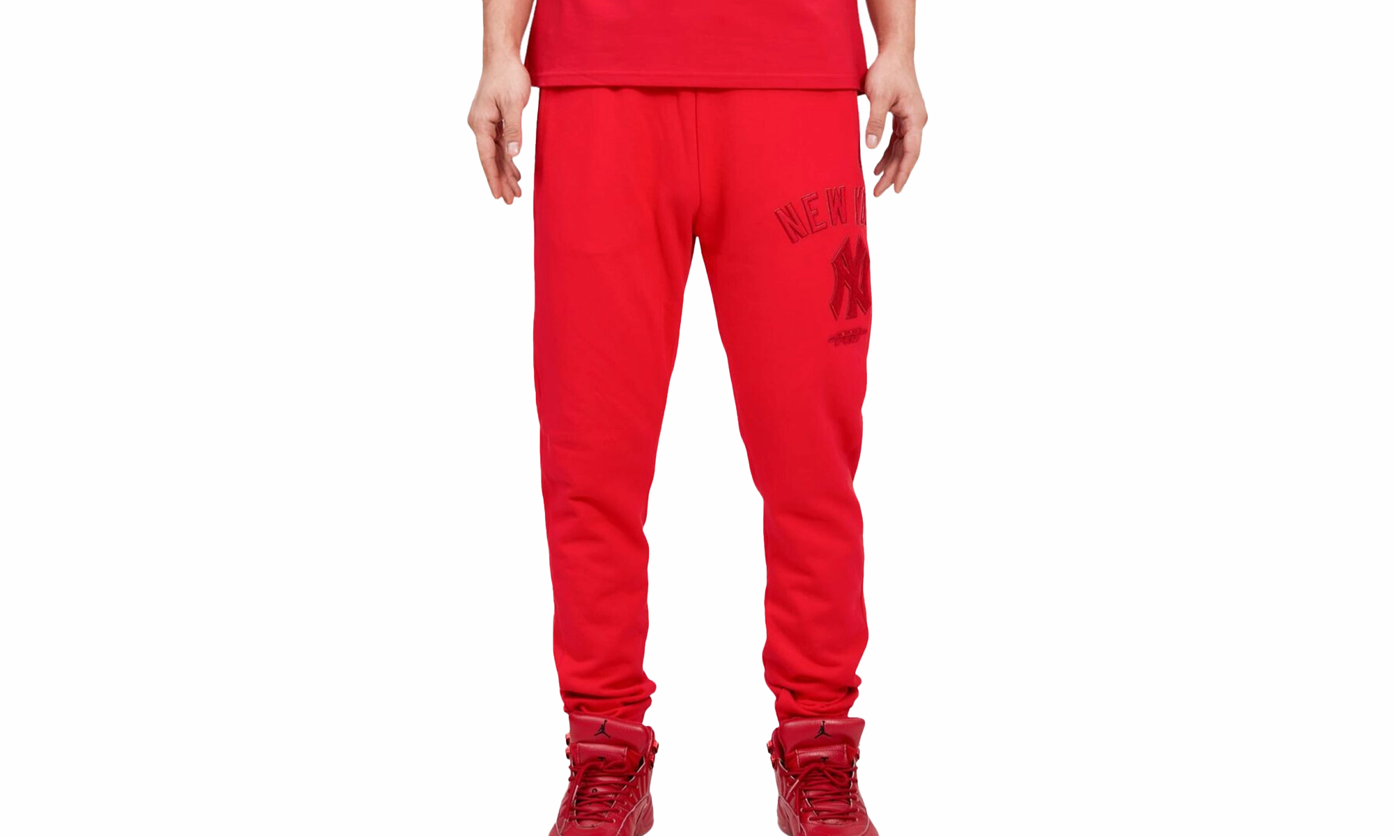 New York Yankees Triple Red Sweatpants "RED"