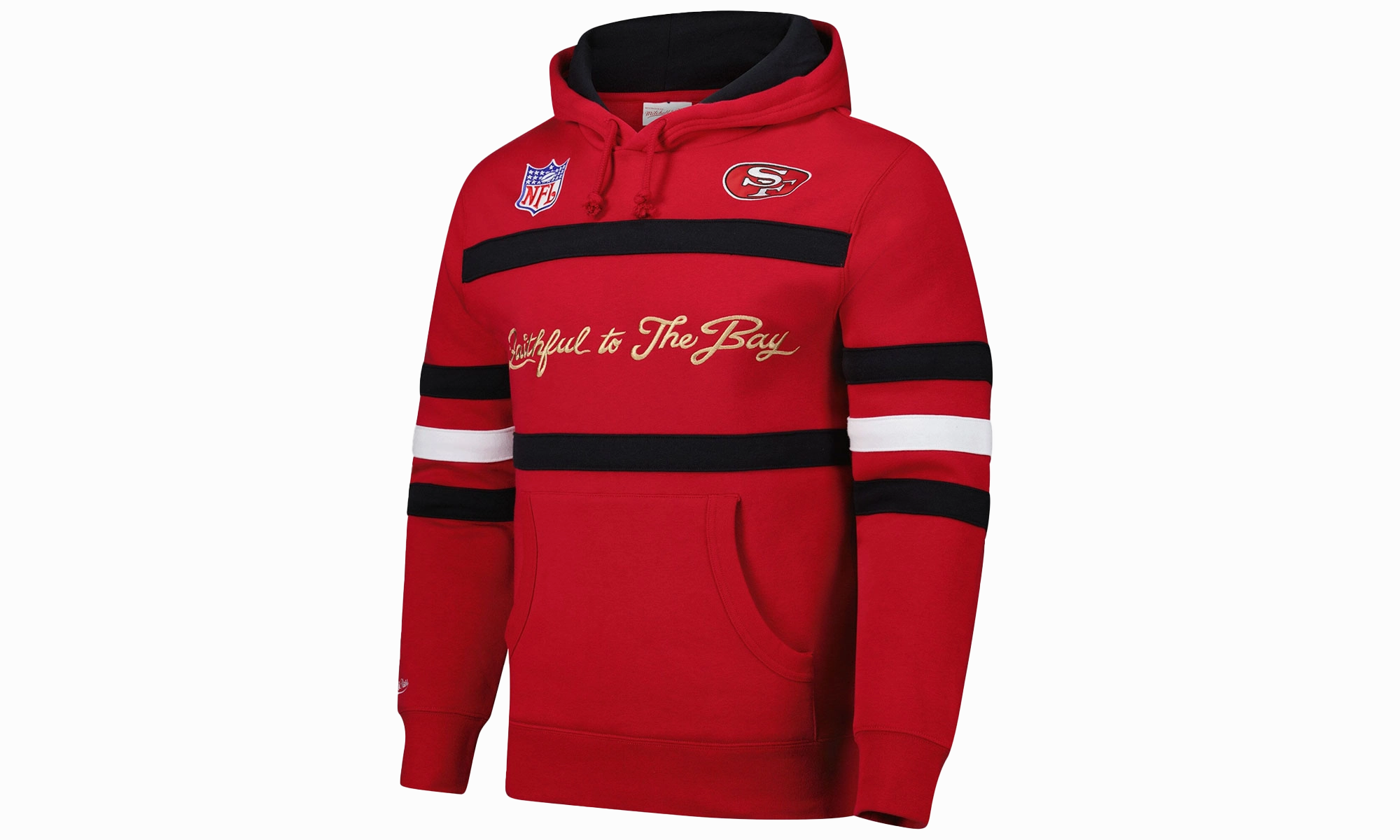 NFL HEAD COACH HOODIE VINTAGE LOGO 49ERS "Scarlet"