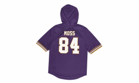 NFL N&N MESH SS HOODIE VIKINGS 2000 RANDY MOSS "Purple"