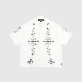 Tall friendly Denim Blend NH x DR WOO HAWAIIAN S/S SHIRT