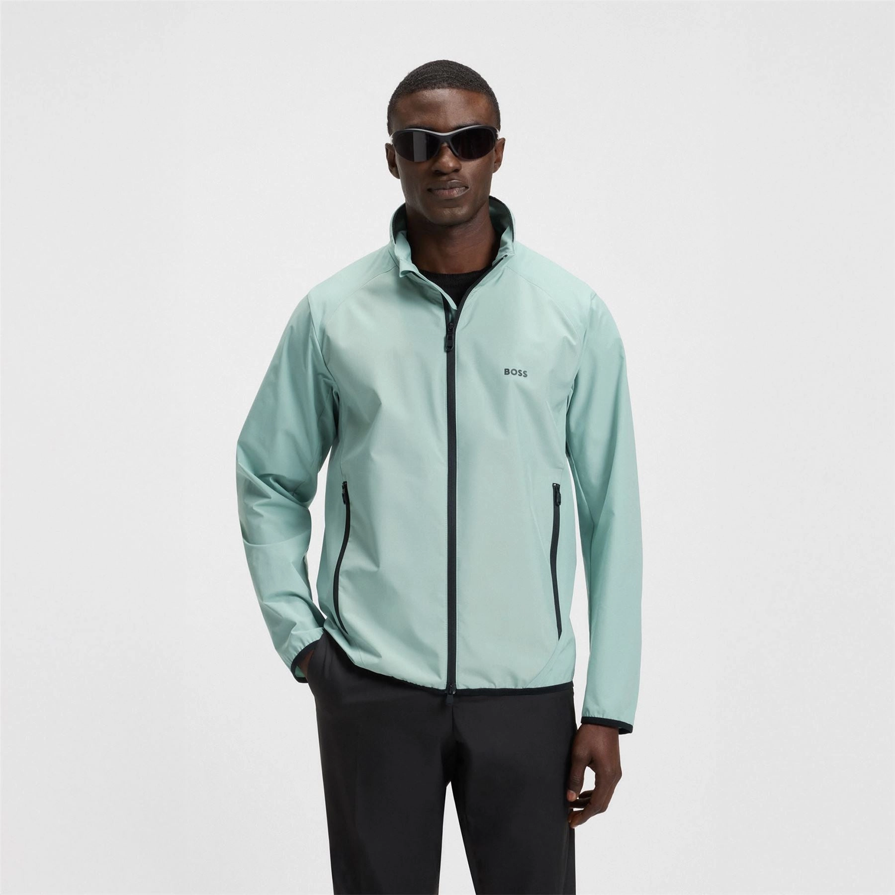 Putt Full Zip Lightweight Jacket Open Green Sport Comfort Ventilation Vents