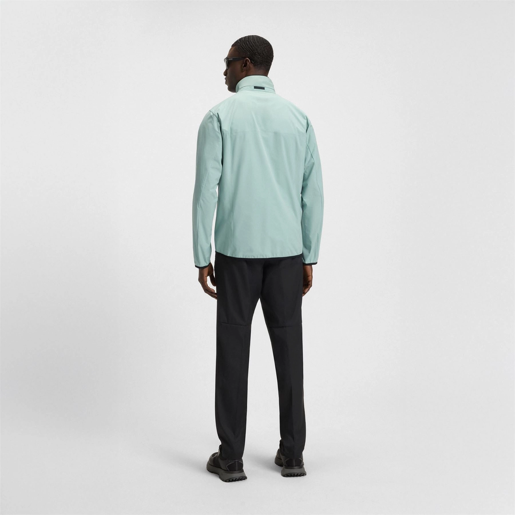 Action Putt Full Zip Lightweight Jacket Open Green