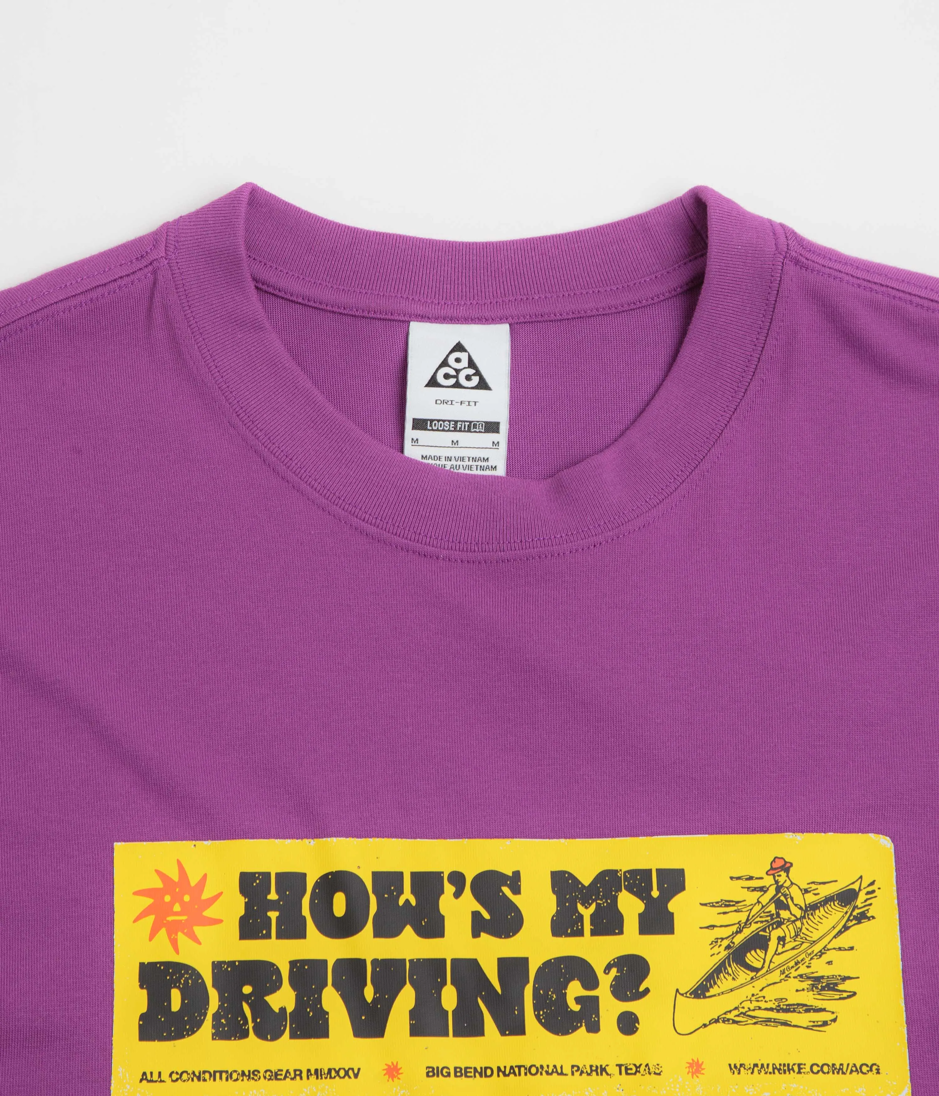 undergarment Nike ACG Canoe Sticker T-Shirt - Bold Berry