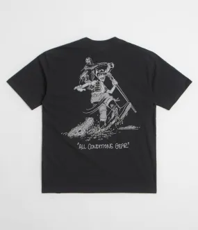 Nike ACG Guide T-Shirt - Black Compact Knit Structure