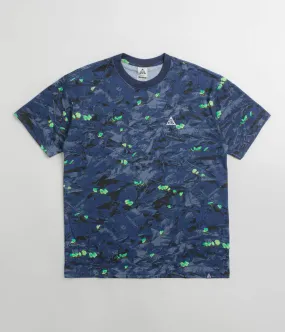 Nike ACG Leafcutter T-Shirt - Midnight Navy Lined interior