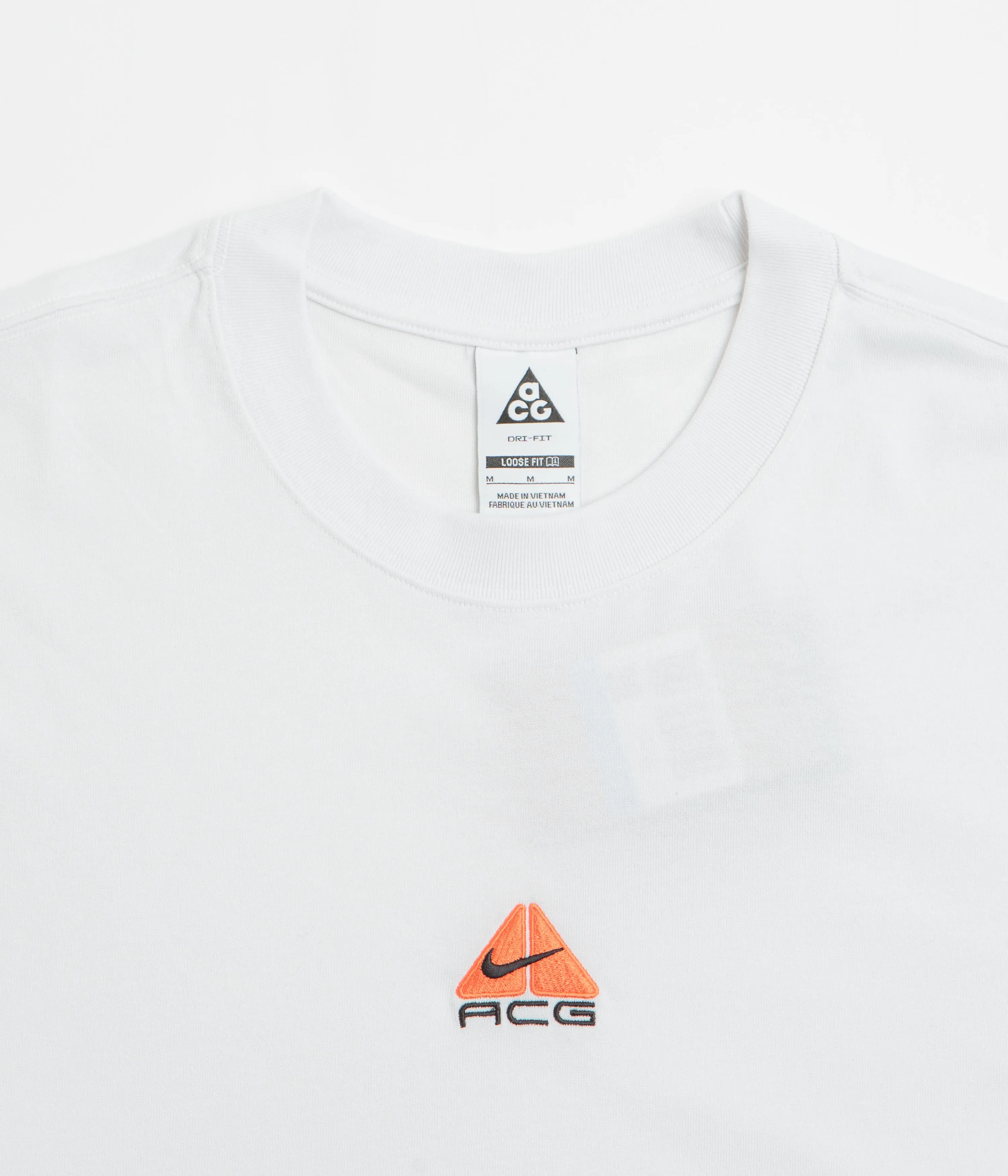 Nike ACG Lungs Long Sleeve T-Shirt - Summit White hotel event Yarn Dyed Stripes