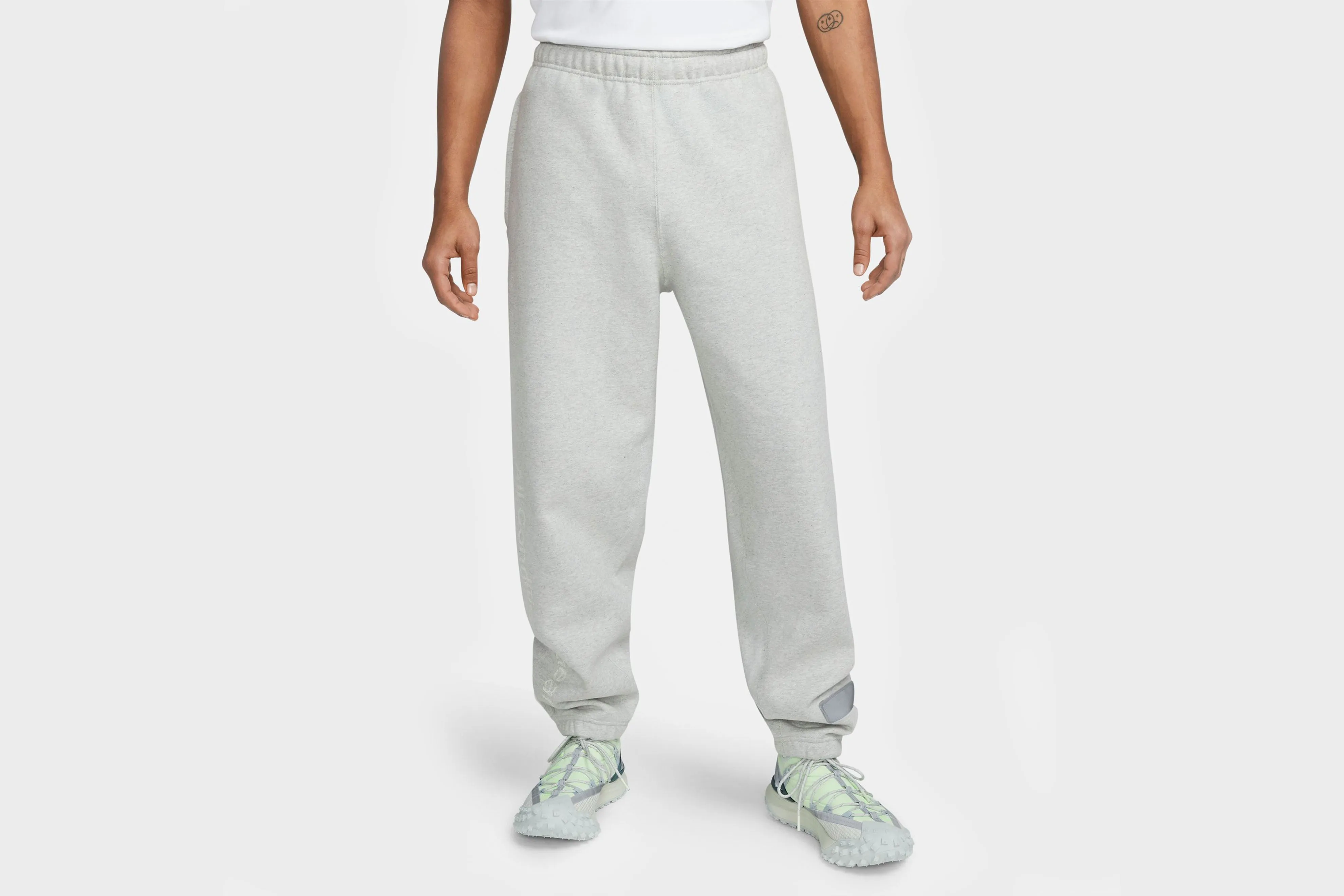Winter Fit Flexible Fabric Blend Nike ACG Therma-FIT Airora Fleece Pants (Grey Heather/Black/Lt Smoke Grey)