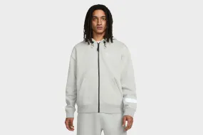 Nike ACG Therma-FIT ??Airora?? Full-Zip Fleece Hoodie (Grey Heather/Black/Light Smoke Grey) Handmade Fit