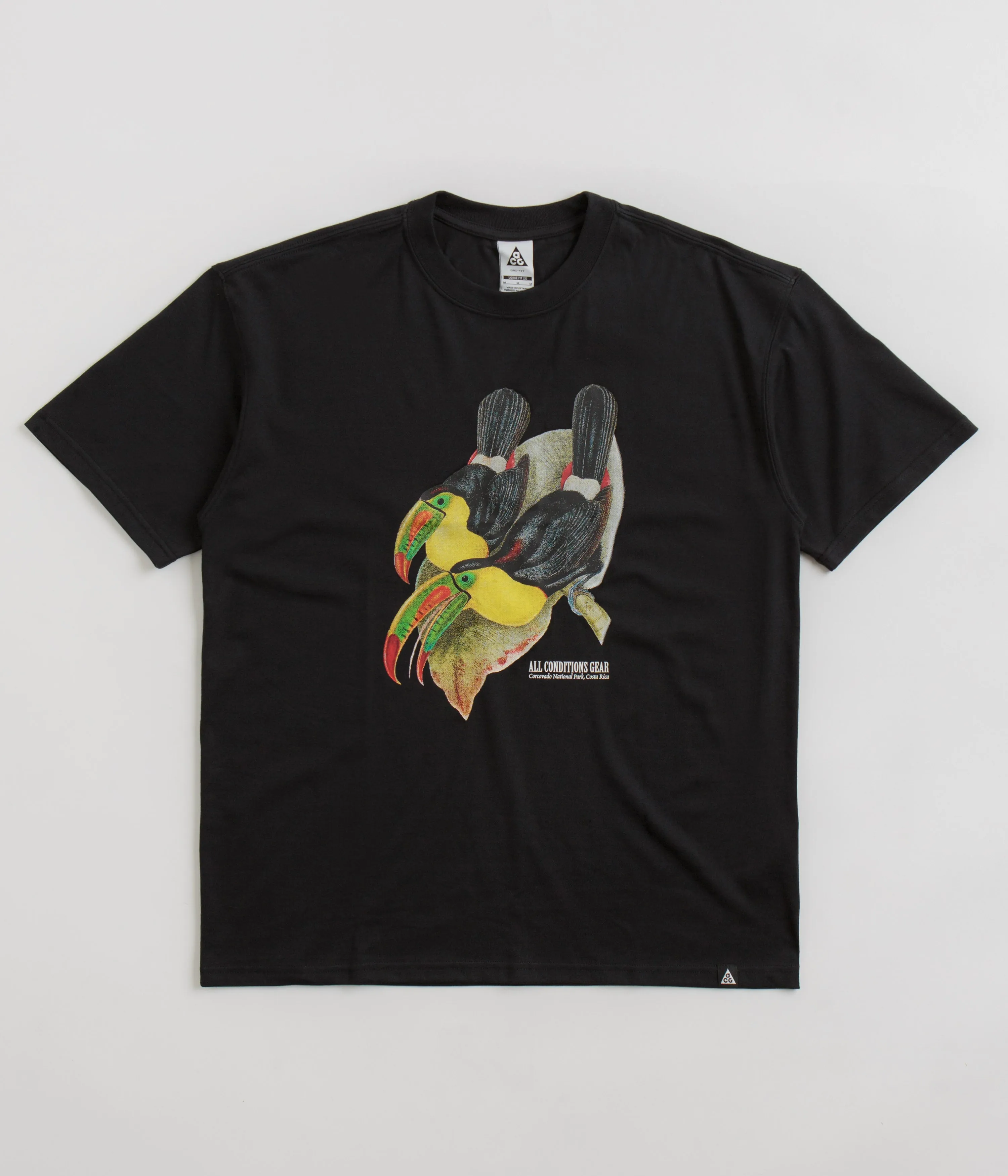 Nike ACG Toucan T-Shirt - Black Loose-fitting vacation