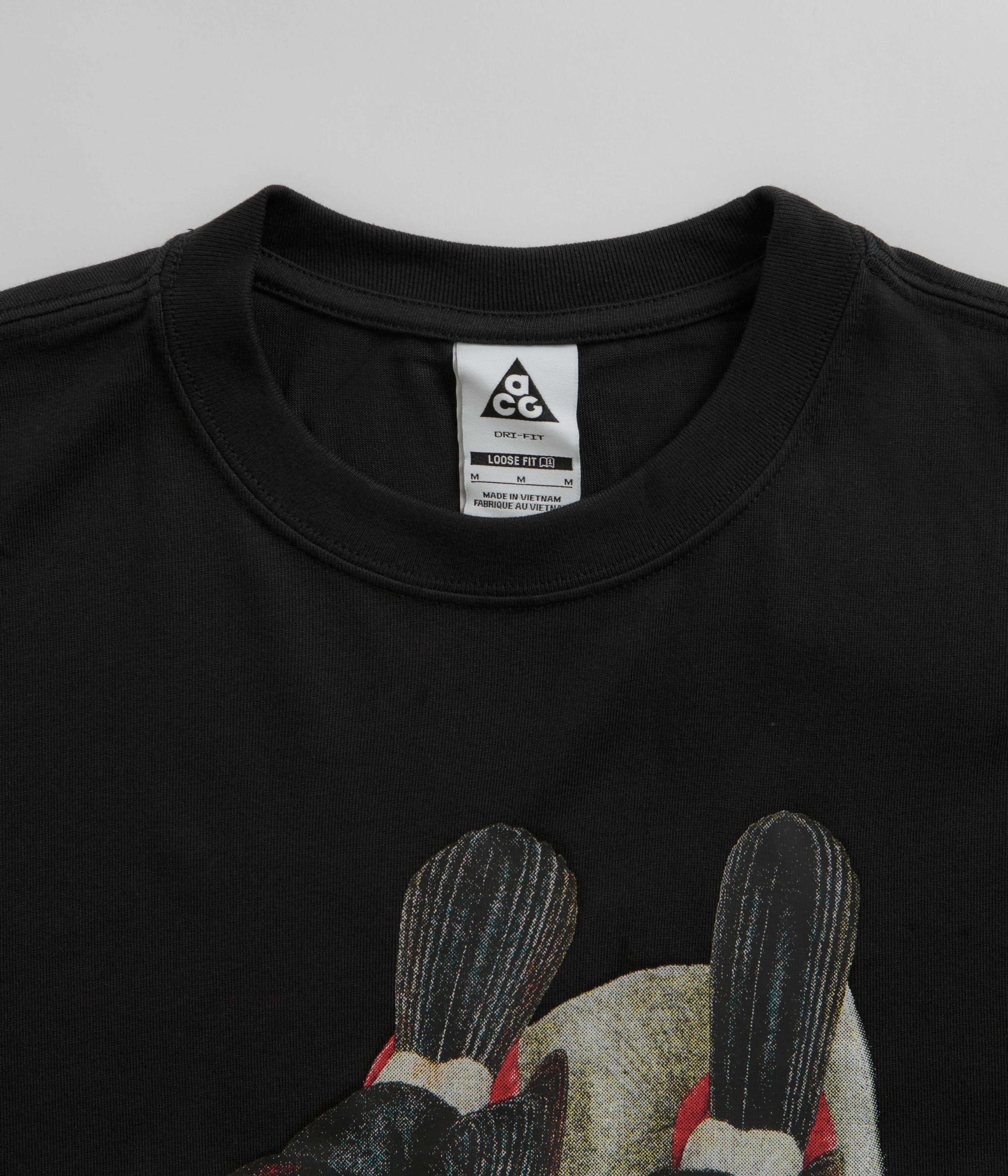 Nike ACG Toucan T-Shirt - Black Workwear Lightweight Material