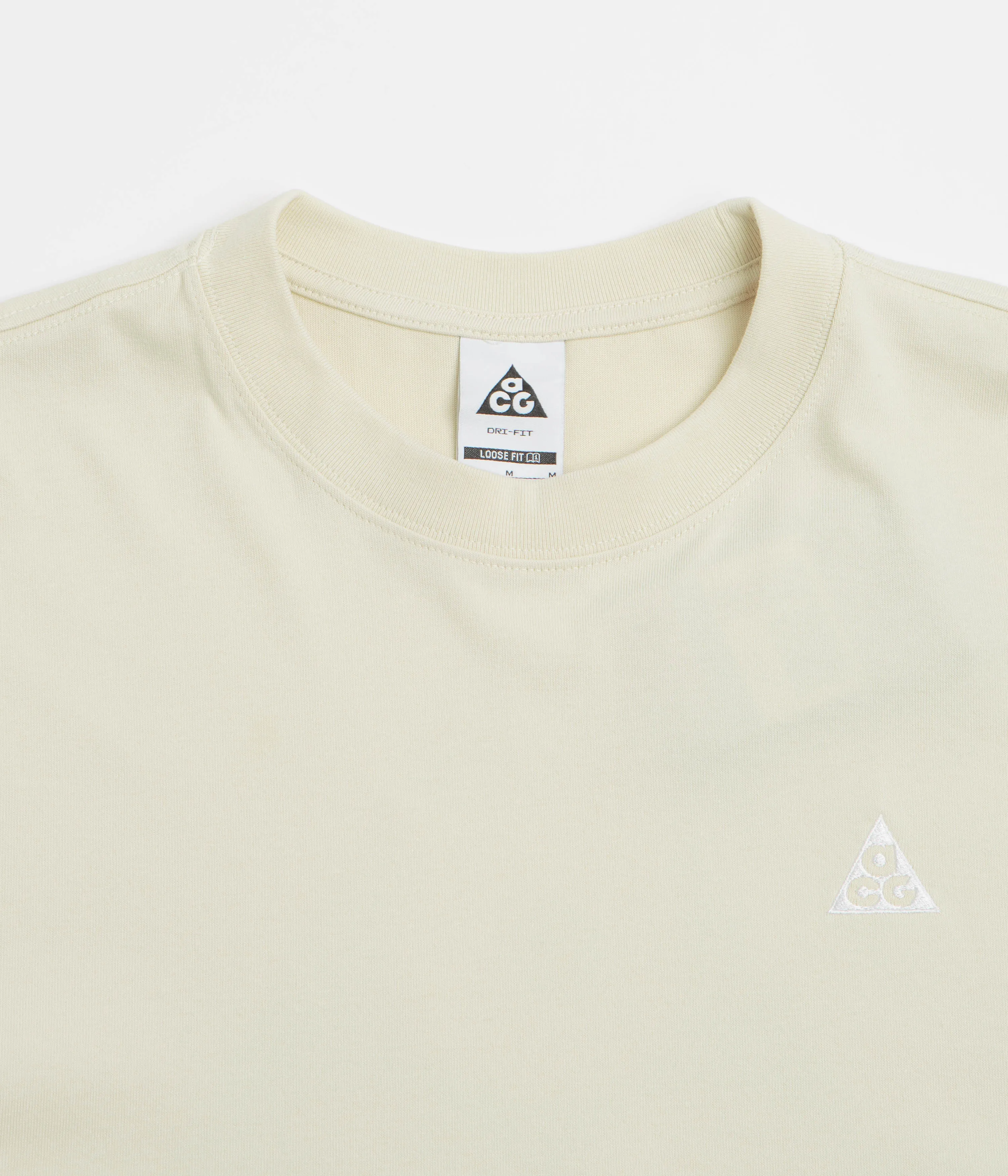 Nike ACG Tri Logo T-Shirt - Light Khaki Size extra large Tropical region