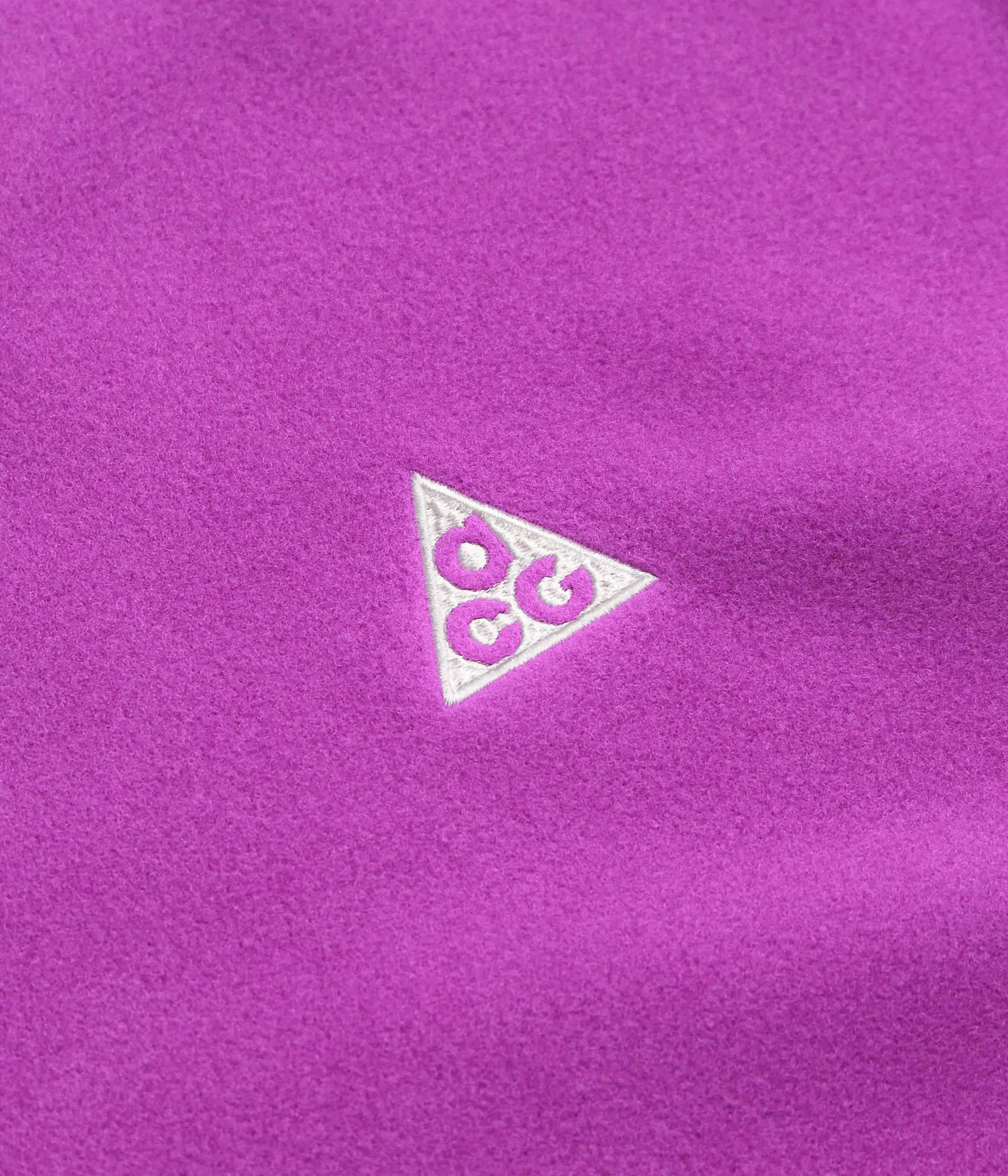 Comfortable tropical print Nike ACG Wolf Tree Crewneck Sweatshirt  - Vivid Purple / Black / Summit White