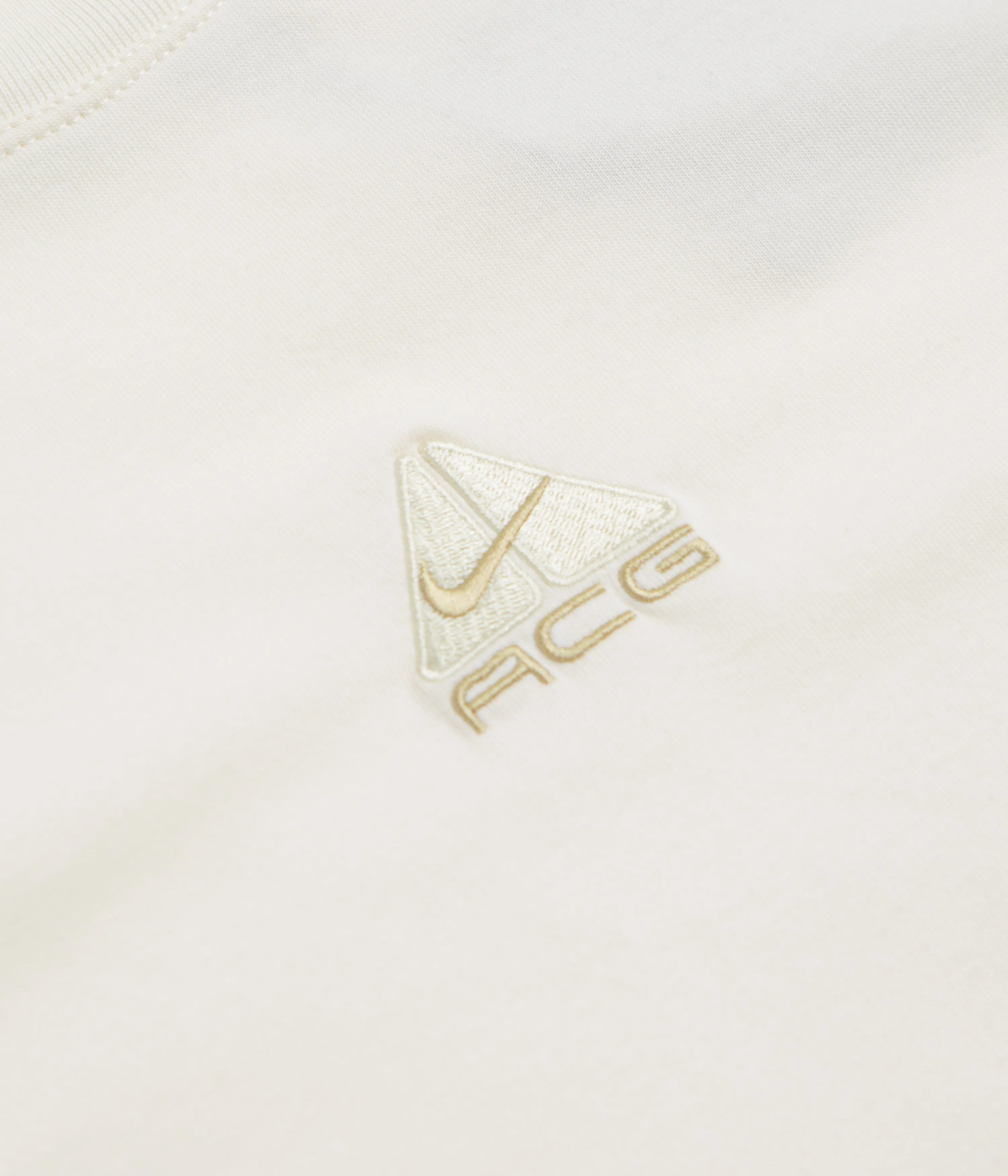Youth fashion NIke ACG Womens Baby Lungs T-Shirt - Pale Ivory / Light Khaki / Parachute Beige