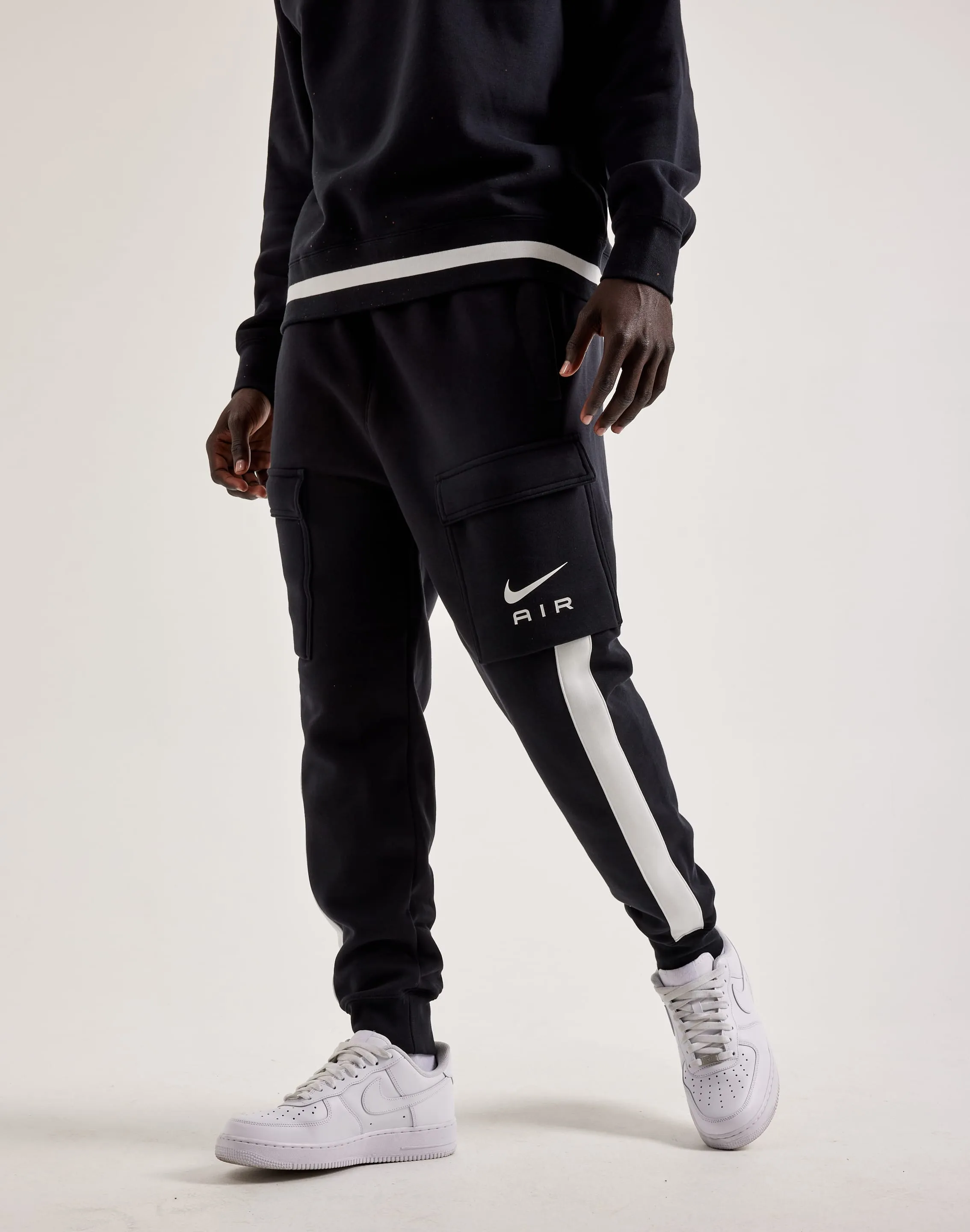 Nike Air Fleece Cargo Pants CompressiveFitFabric Cotton Glow