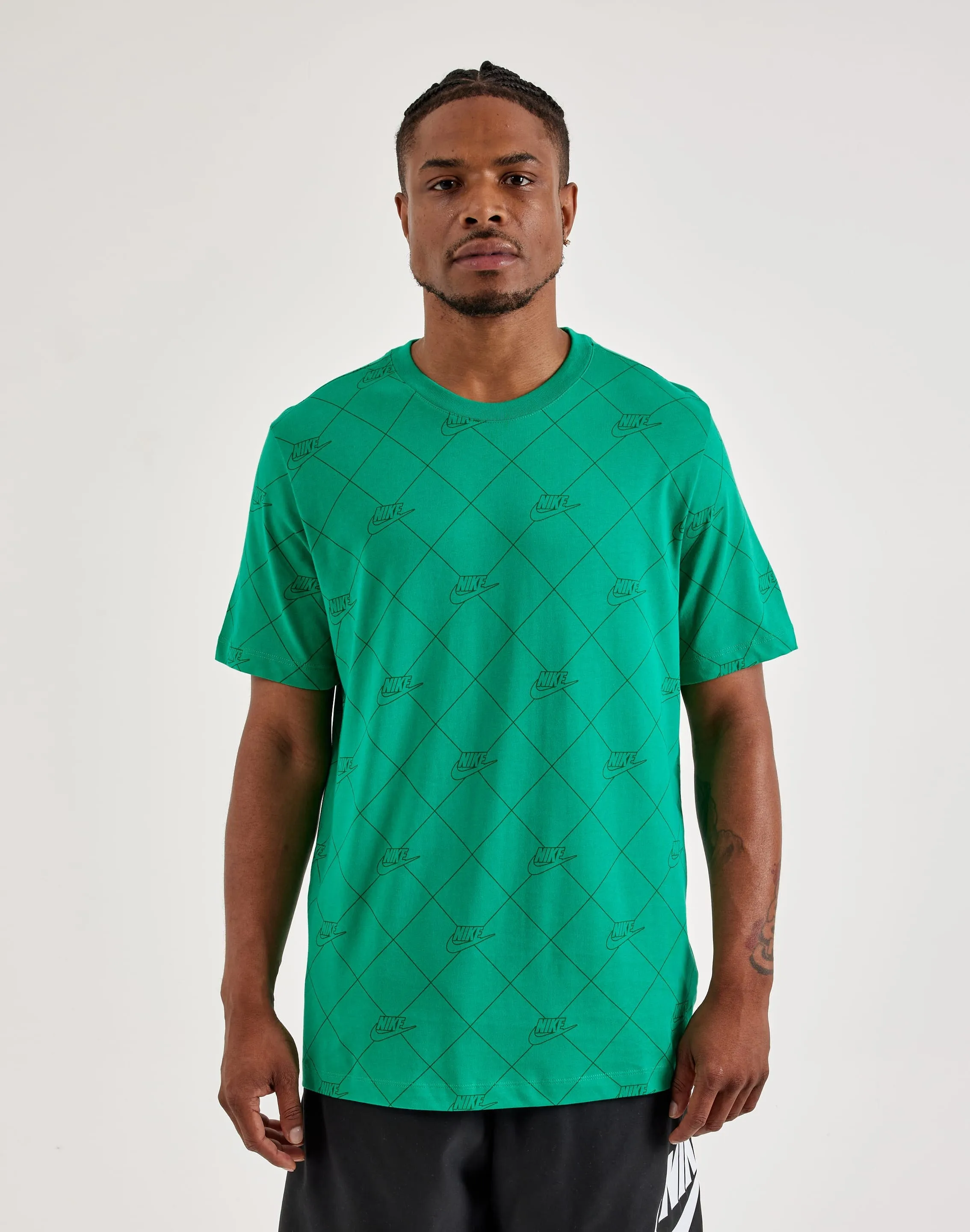 Nike Allover Print Club Tee Global Glow
