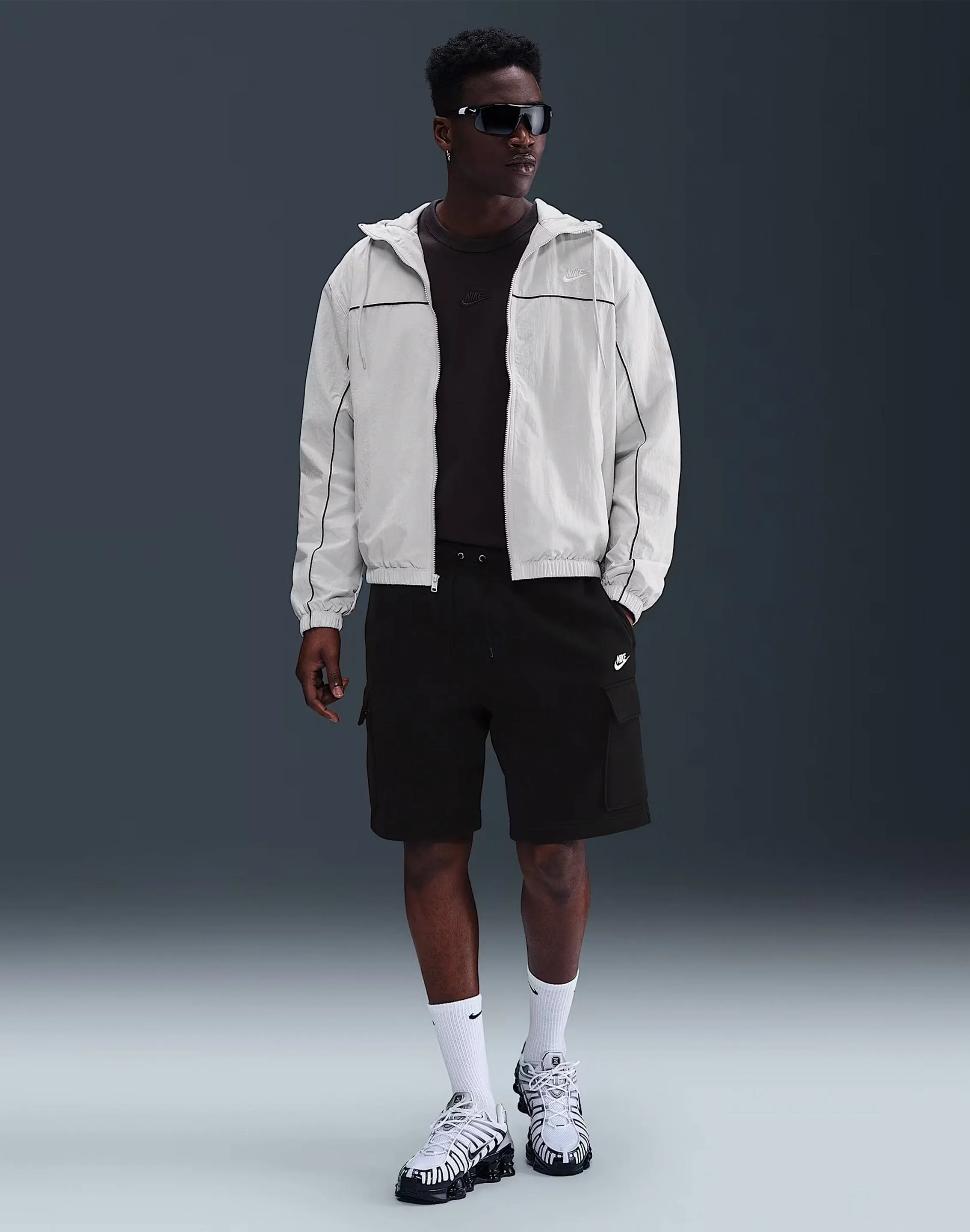 Rich Tone Pure Cotton Nike Club Fleece Cargo Shorts