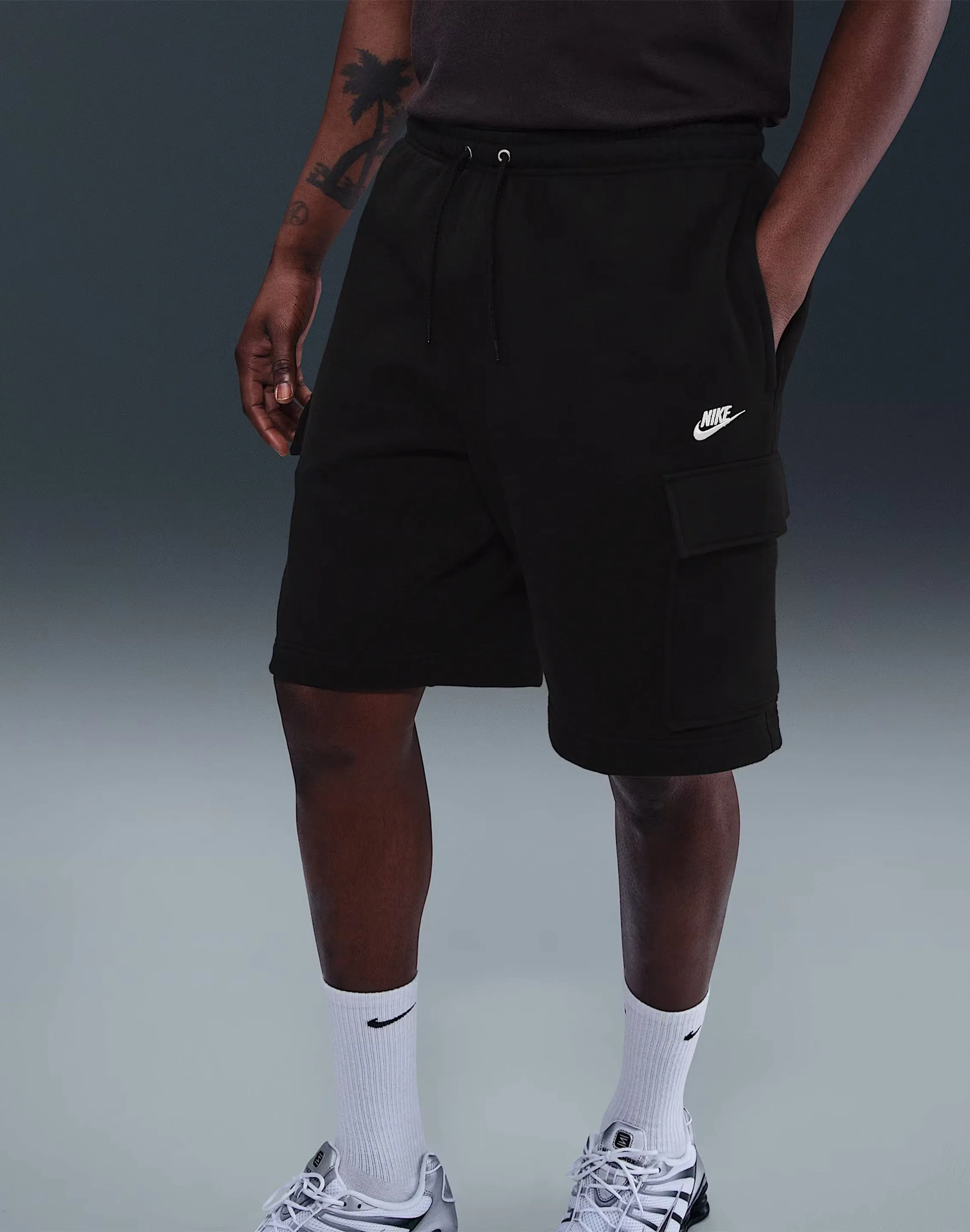 QuickDryTechnology Nike Club Fleece Cargo Shorts