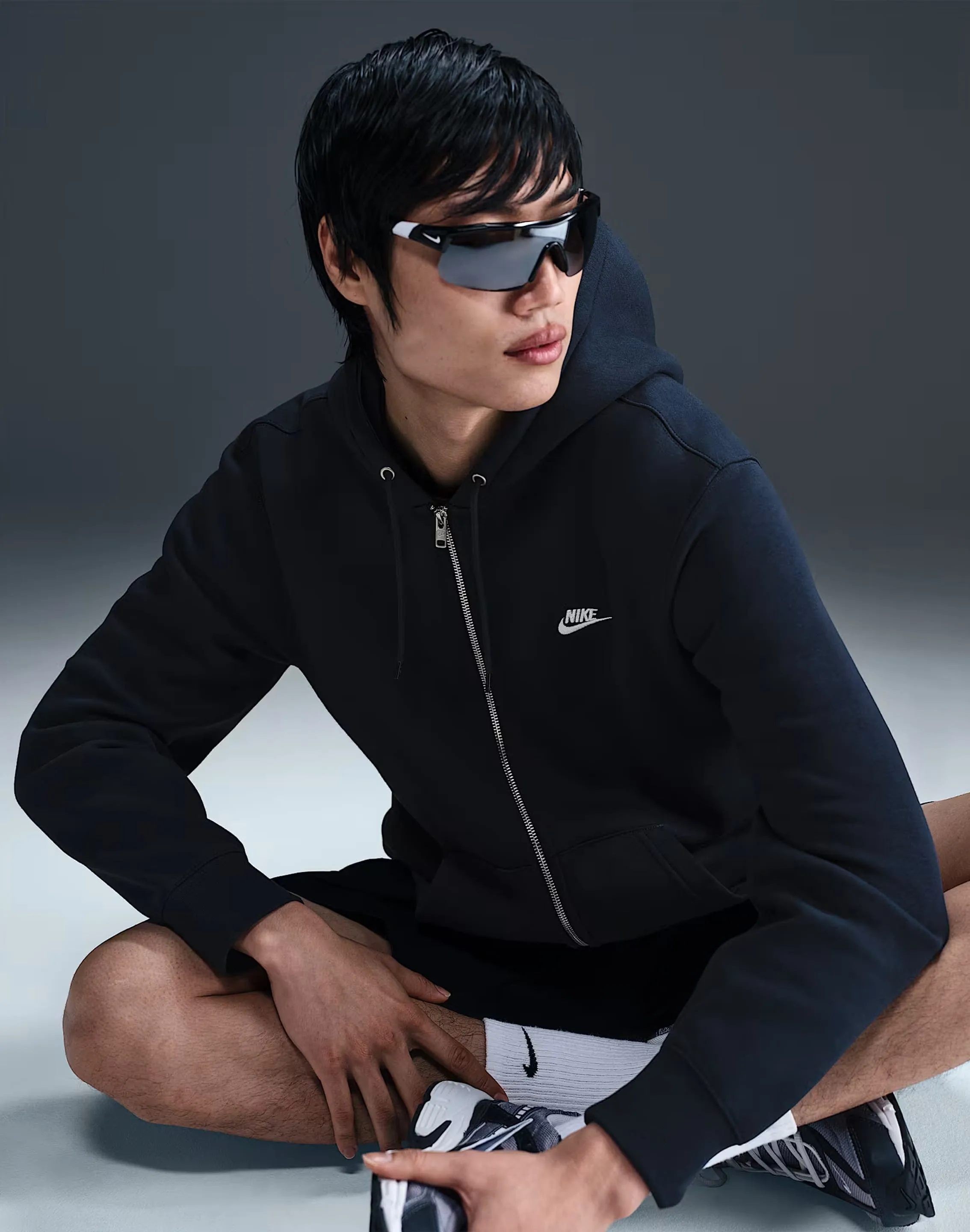 Sharp Edge Nike Club Fleece Full-Zip Hoodie