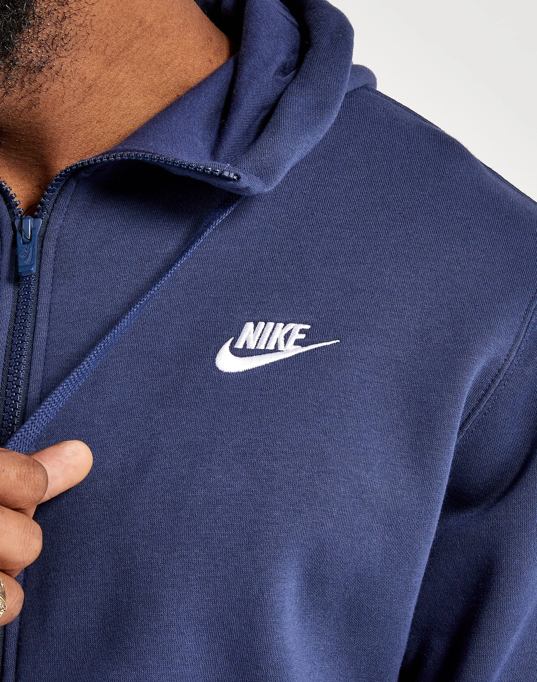 Nike Club Fleece Full-Zip Hoodie Loose Fit