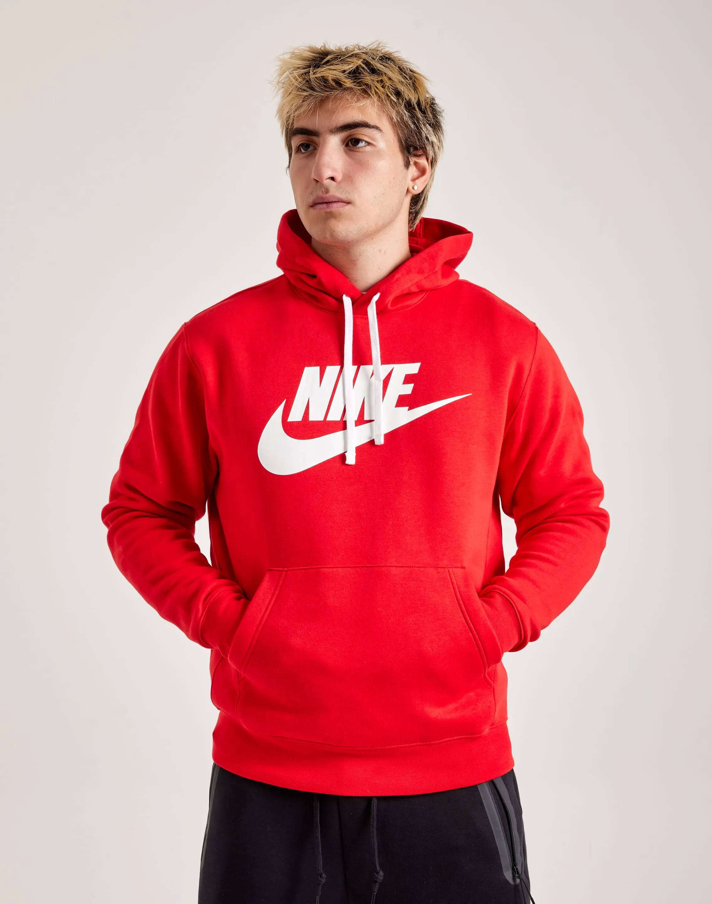 Nike Club Fleece Graphic Pullover Hoodie ButterySoftTexture
