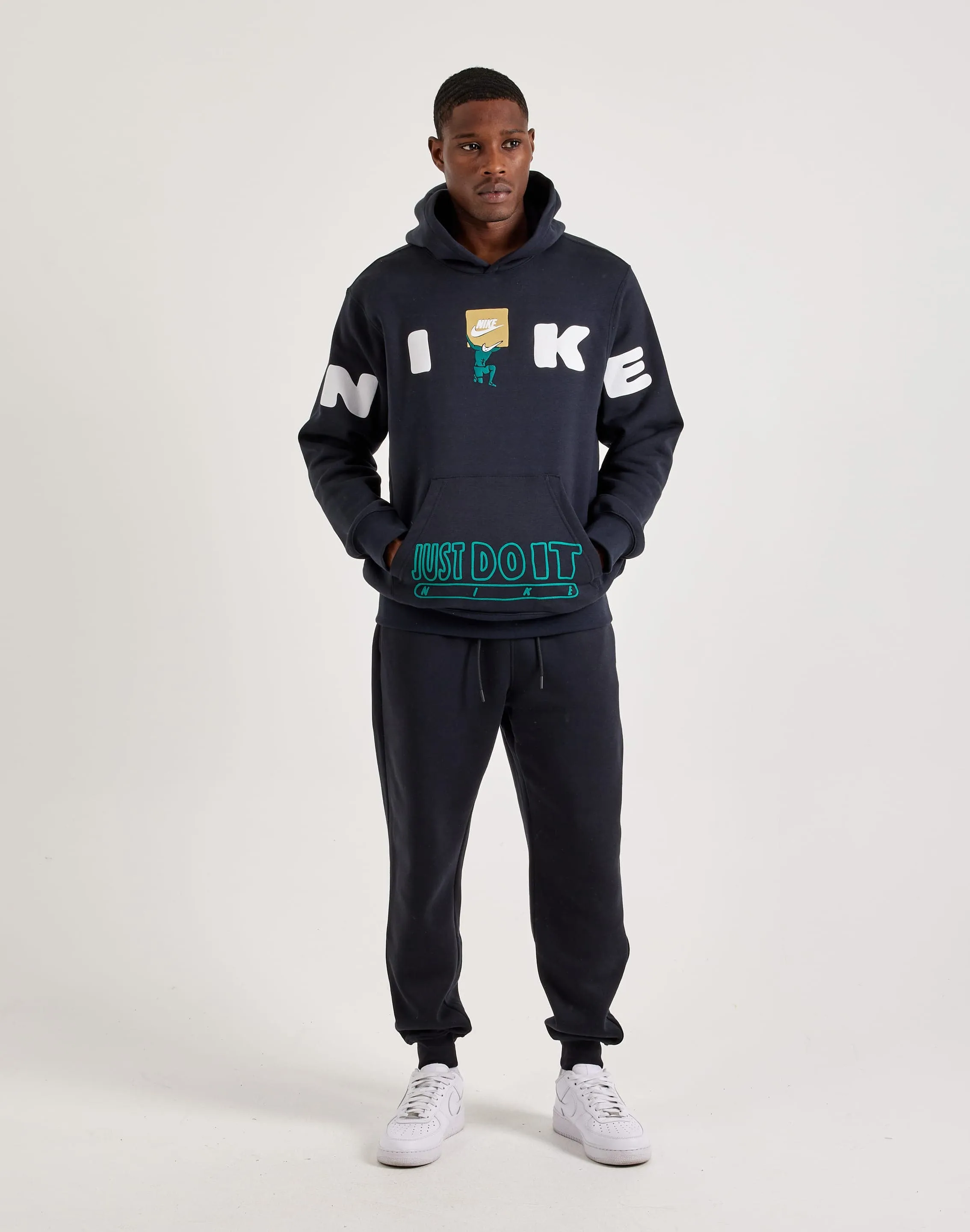 Nike Club Fleece Hoodie Wind Glow