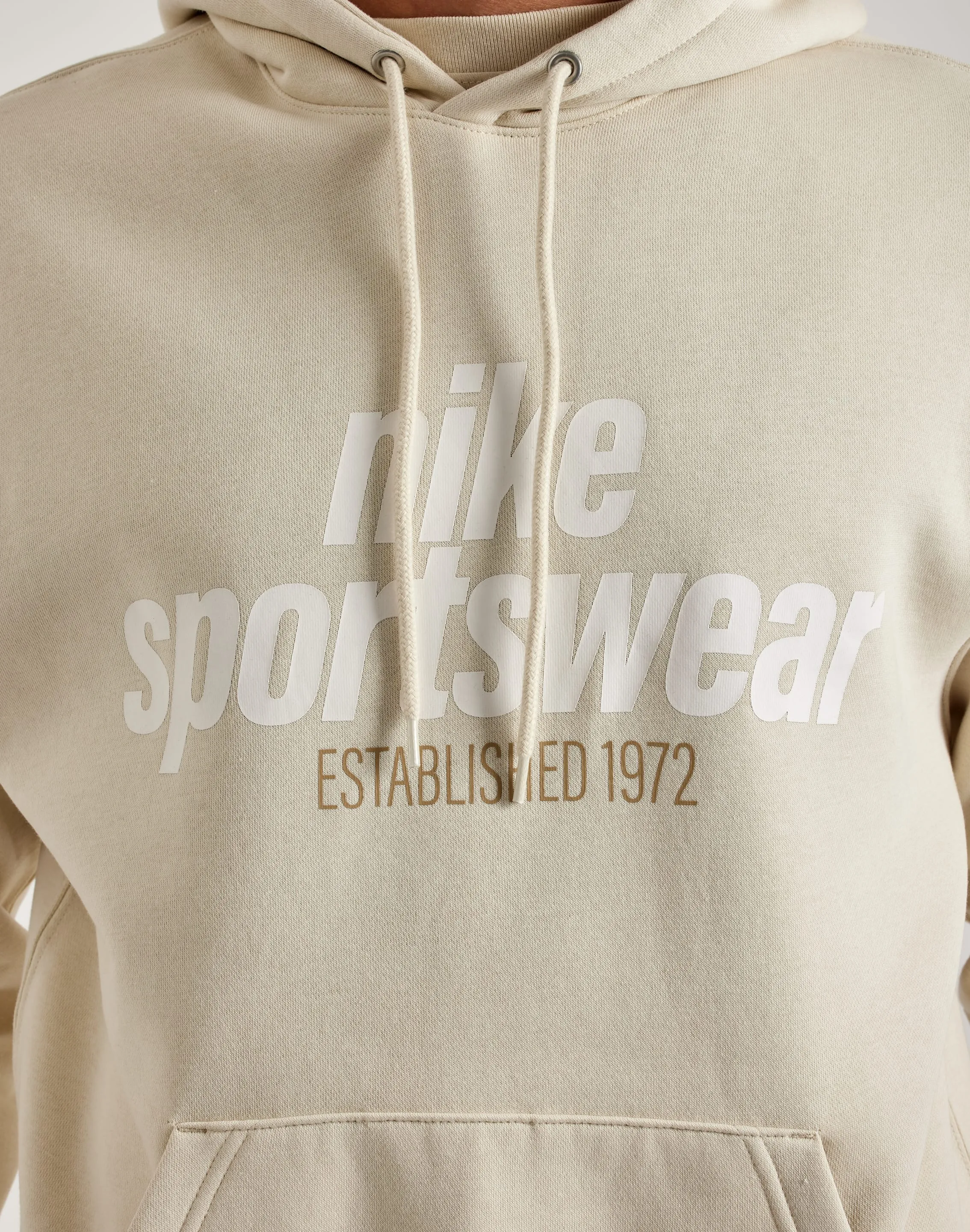 Street Light DoubleLayeredHem Nike Club Fleece Pullover Hoodie