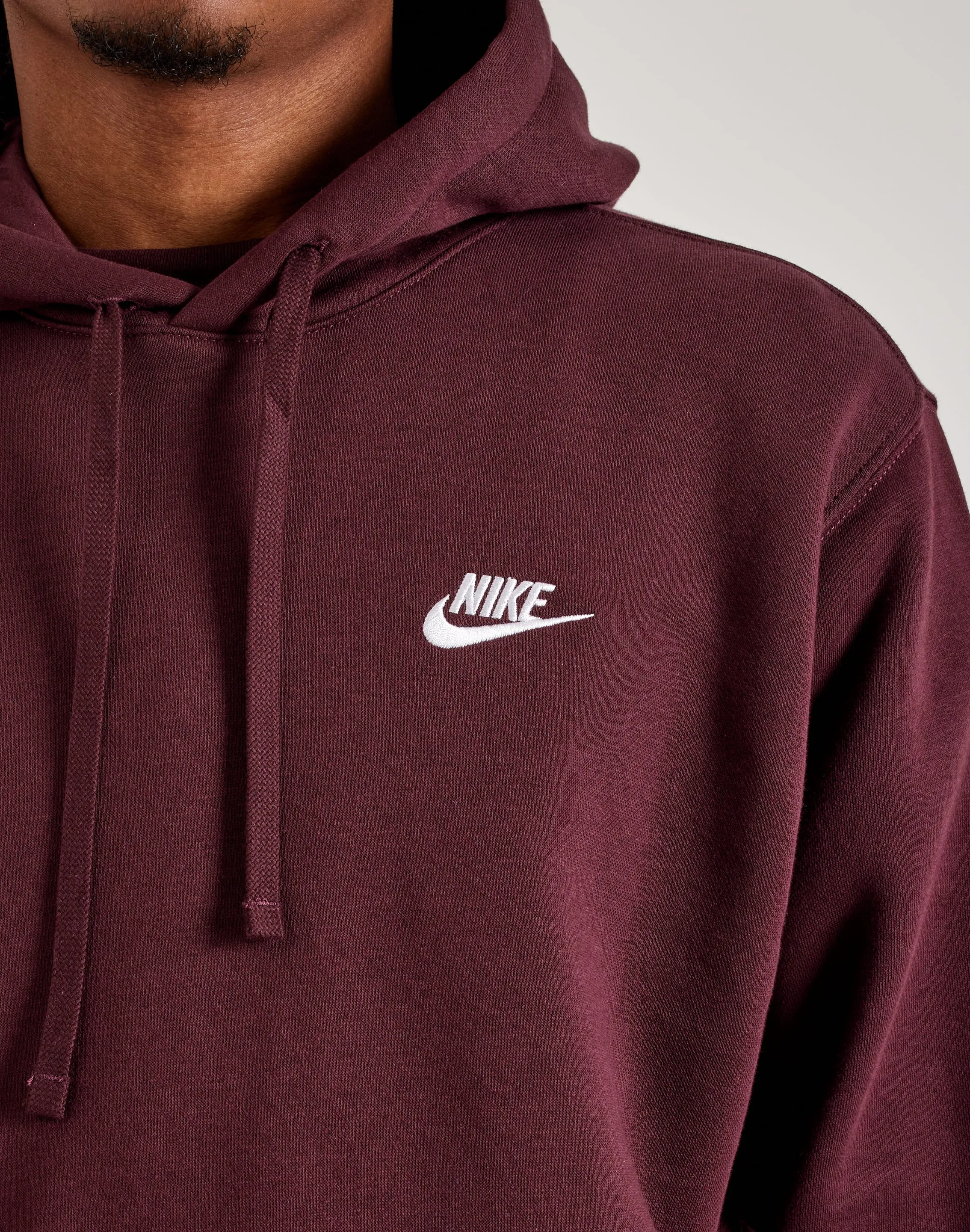 Nike Club Fleece Pullover Hoodie OrganicCotton Urban Chic