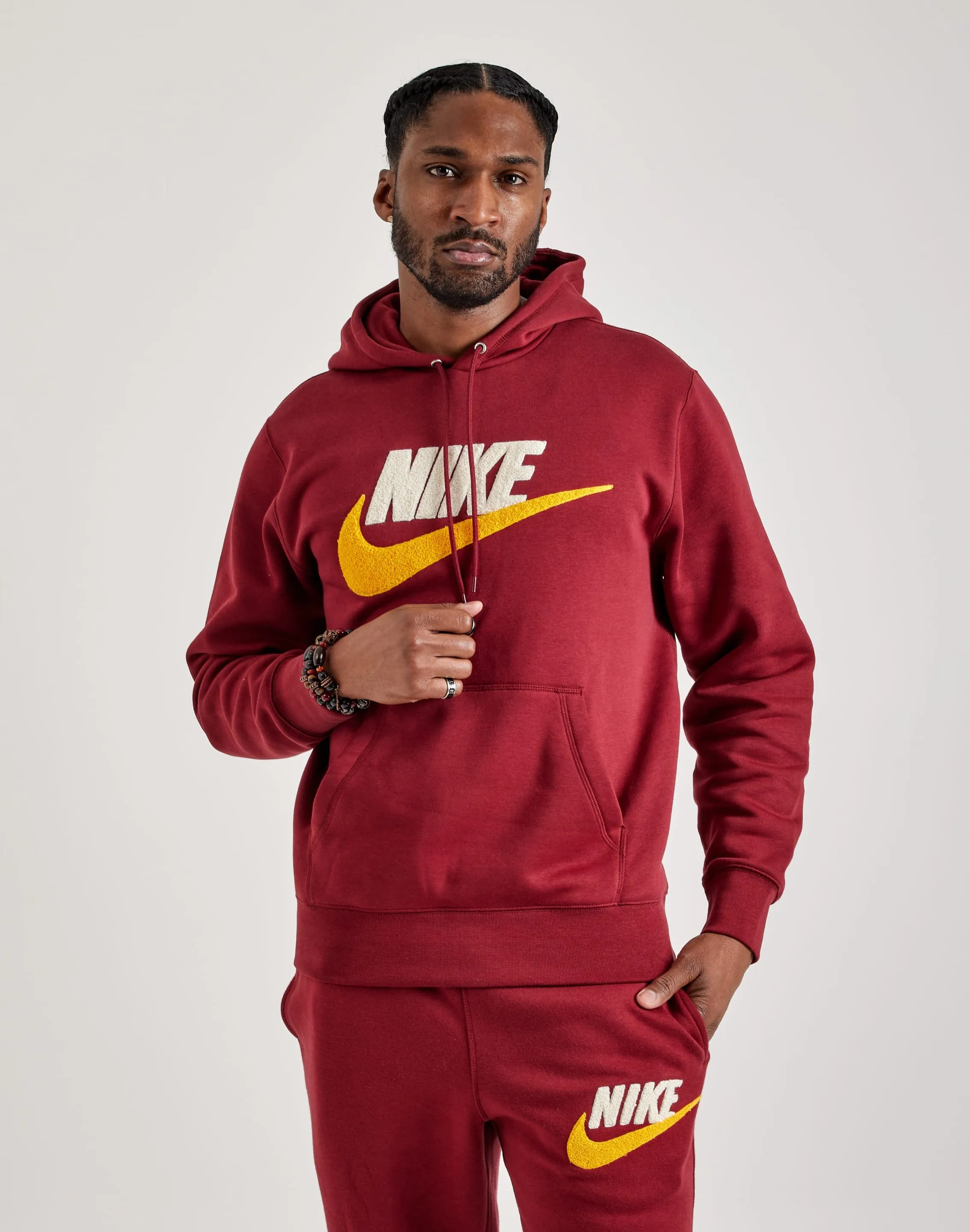 Nike Club Fleece Pullover Hoodie SoftTouch Hygienic Finish