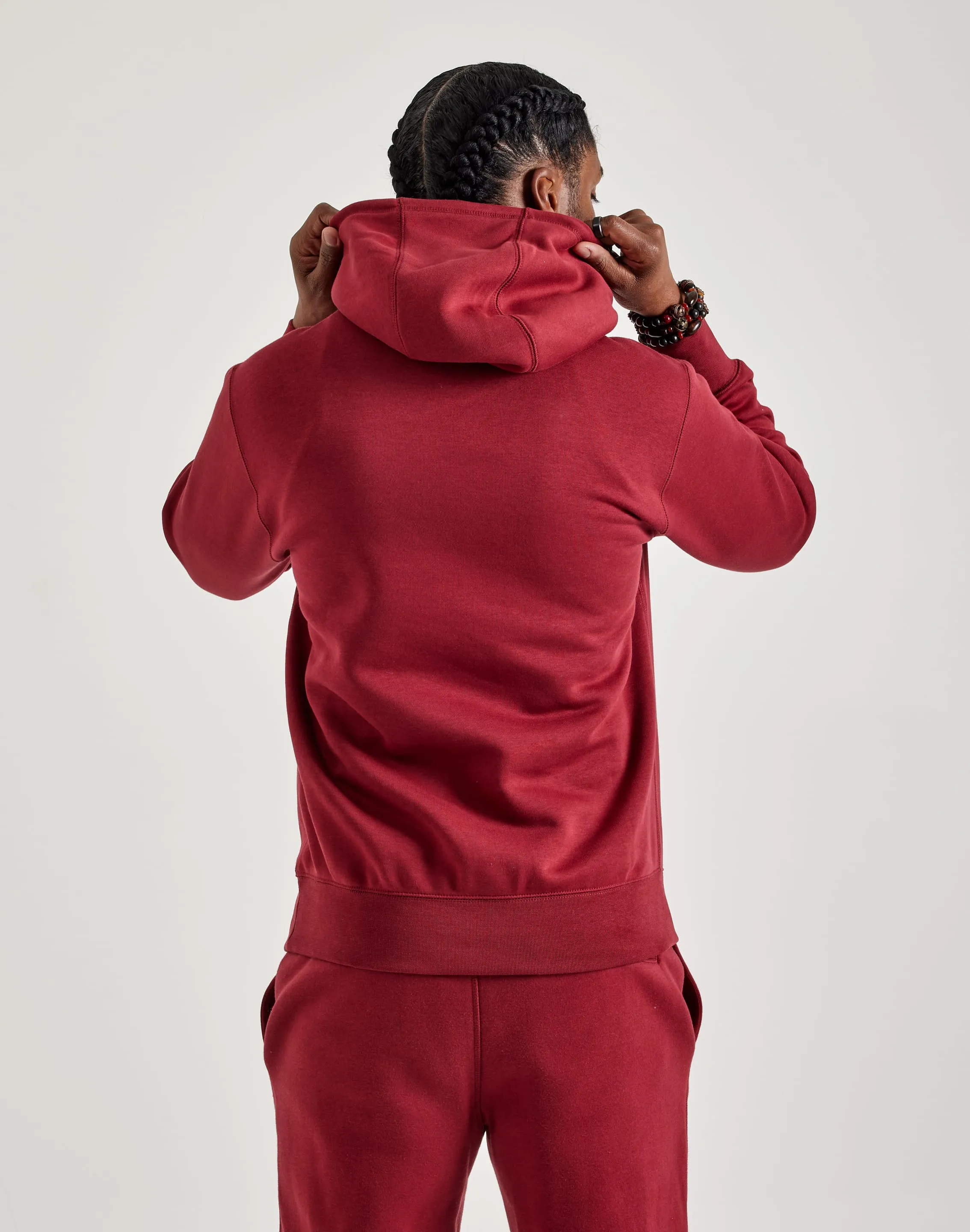 Breathable Lining Nike Club Fleece Pullover Hoodie