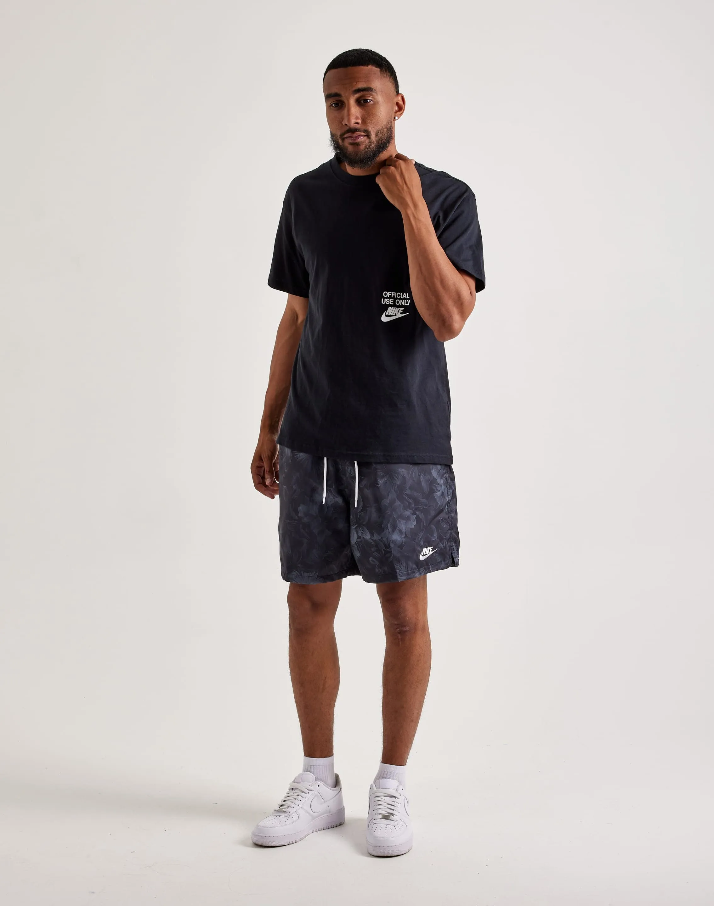 DoubleLayered Nike Club Flow Shorts