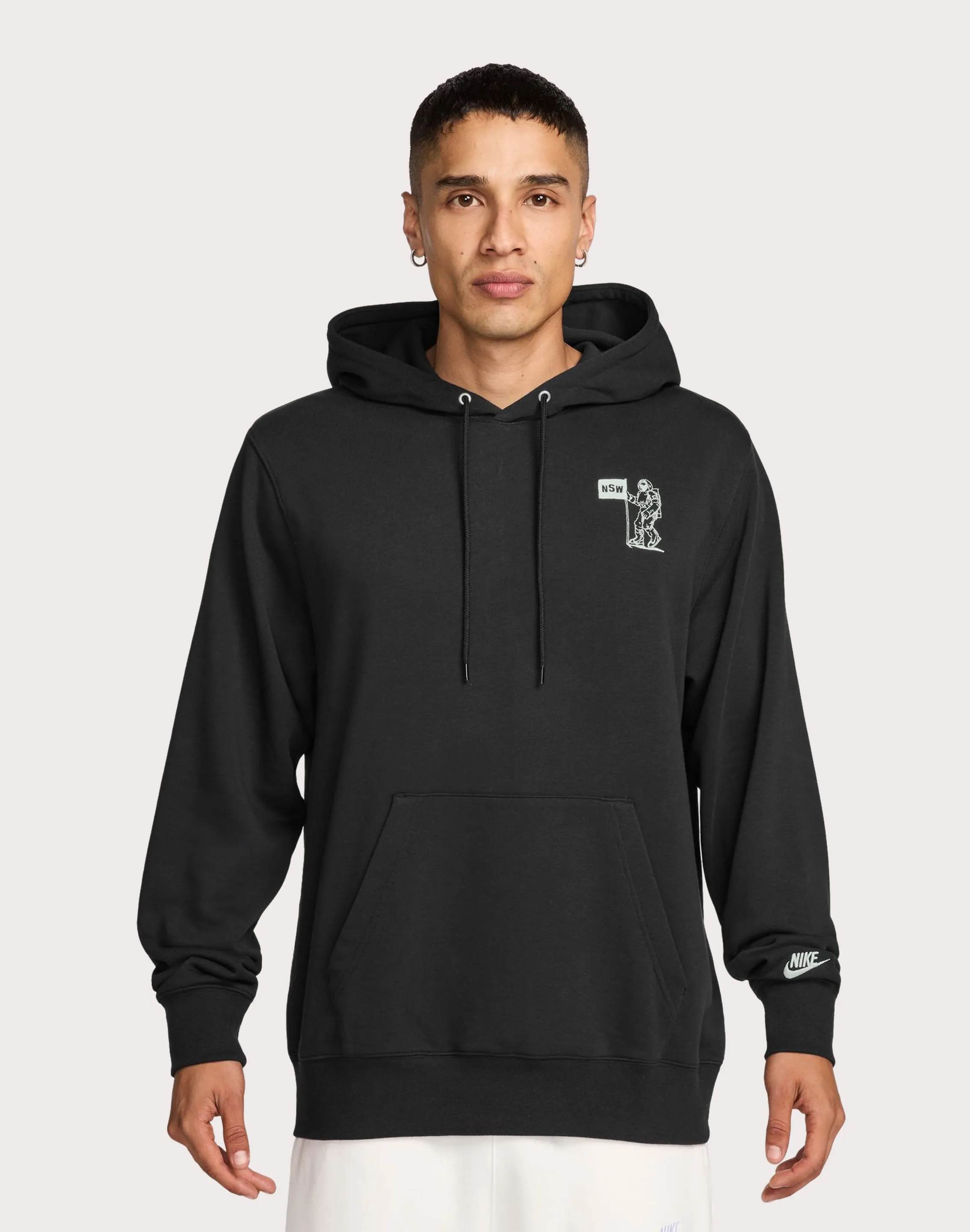 Design Glow Nike Club French Terry Pullover Fleece Hoodie