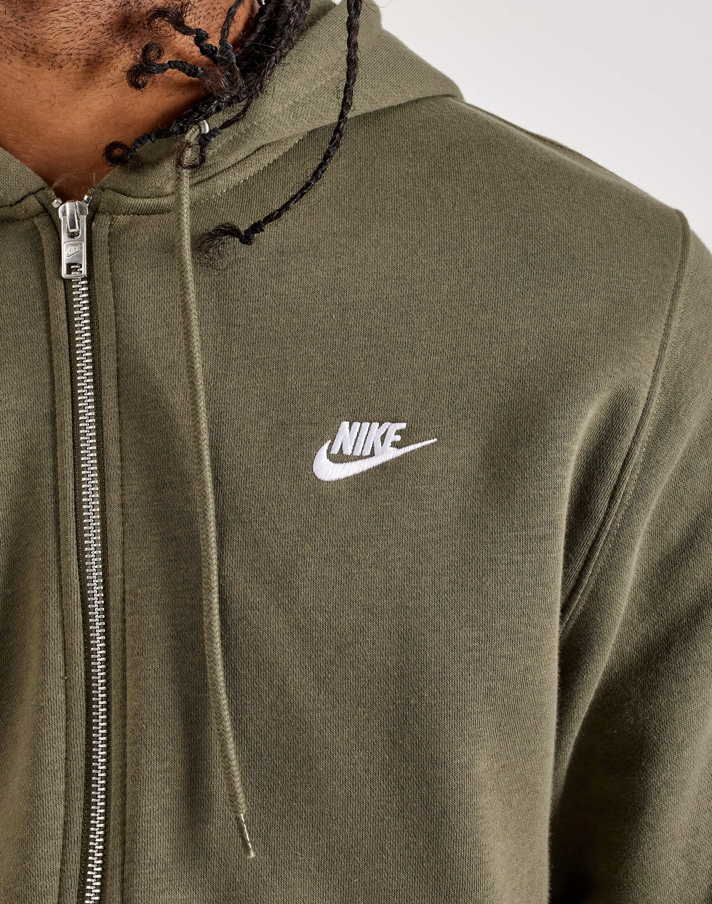 ZeroIrritationLabels Nike Club Full-Zip Fleece Hoodie