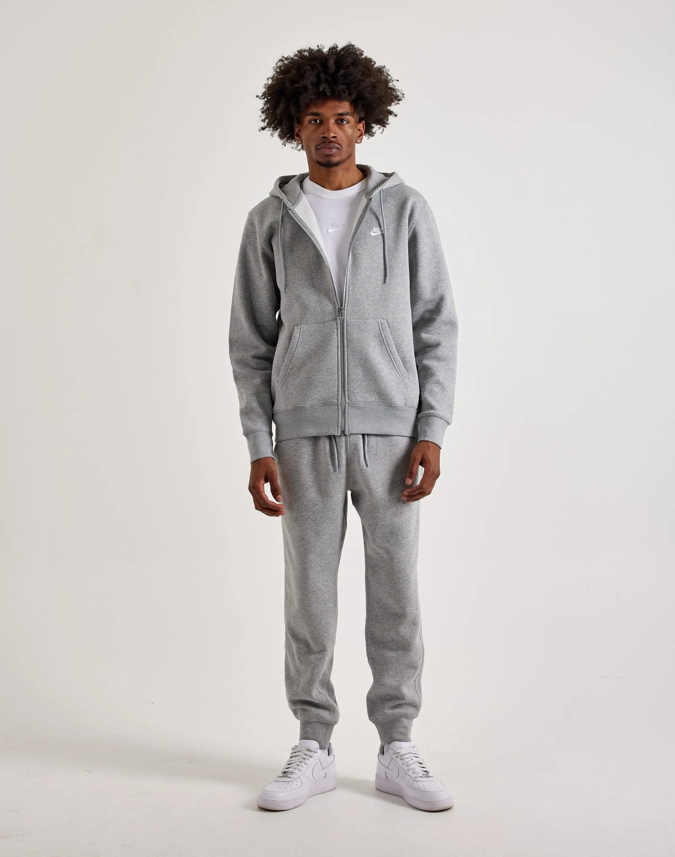 Nike  Club Full-Zip Fleece Hoodie Ergonomic Pattern