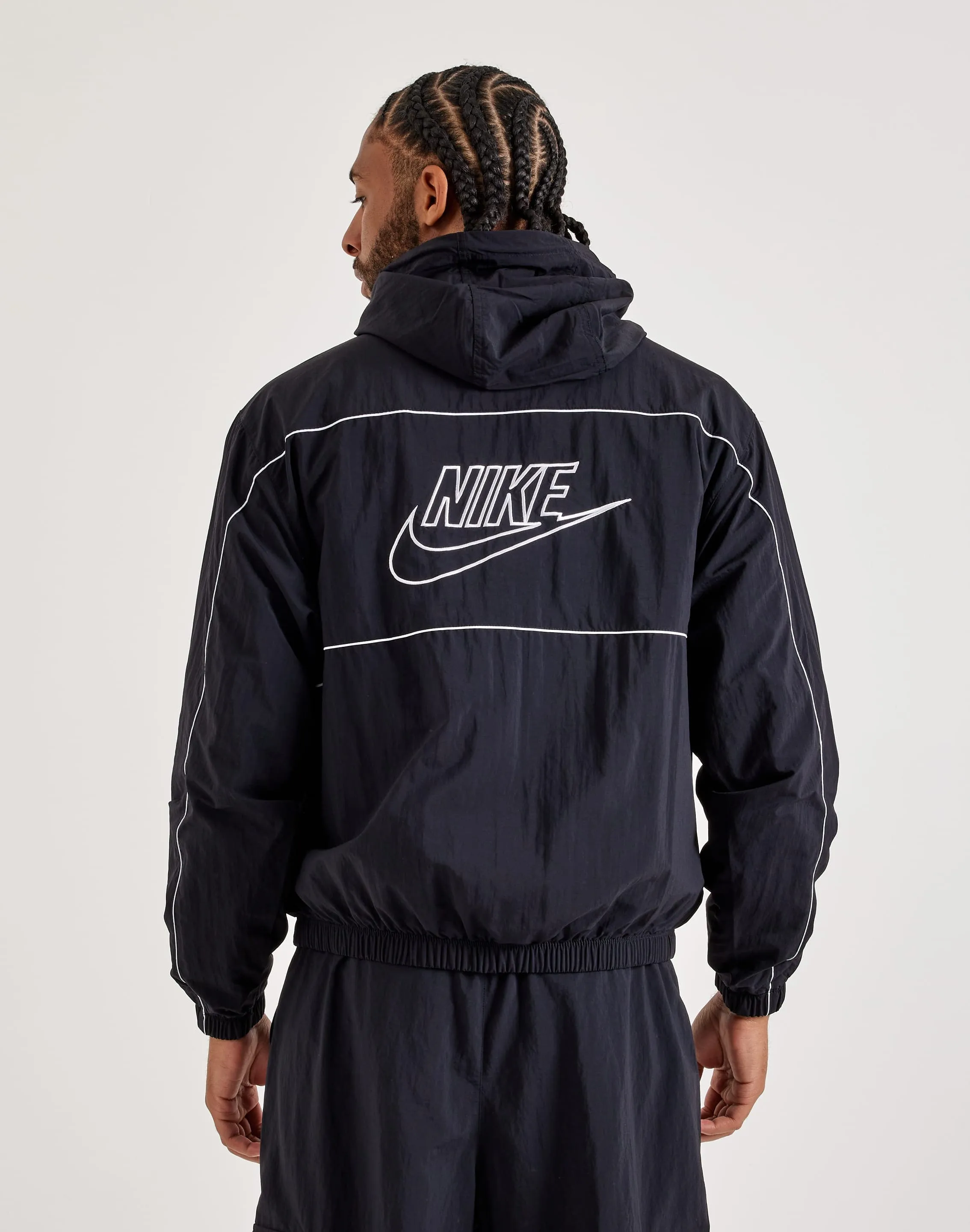Reflective Safety Accents Ocean Air Nike Club Hooded Jacket