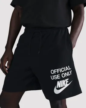 Nike Club Knit Shorts Flexible Waistband Stretchable Fabric