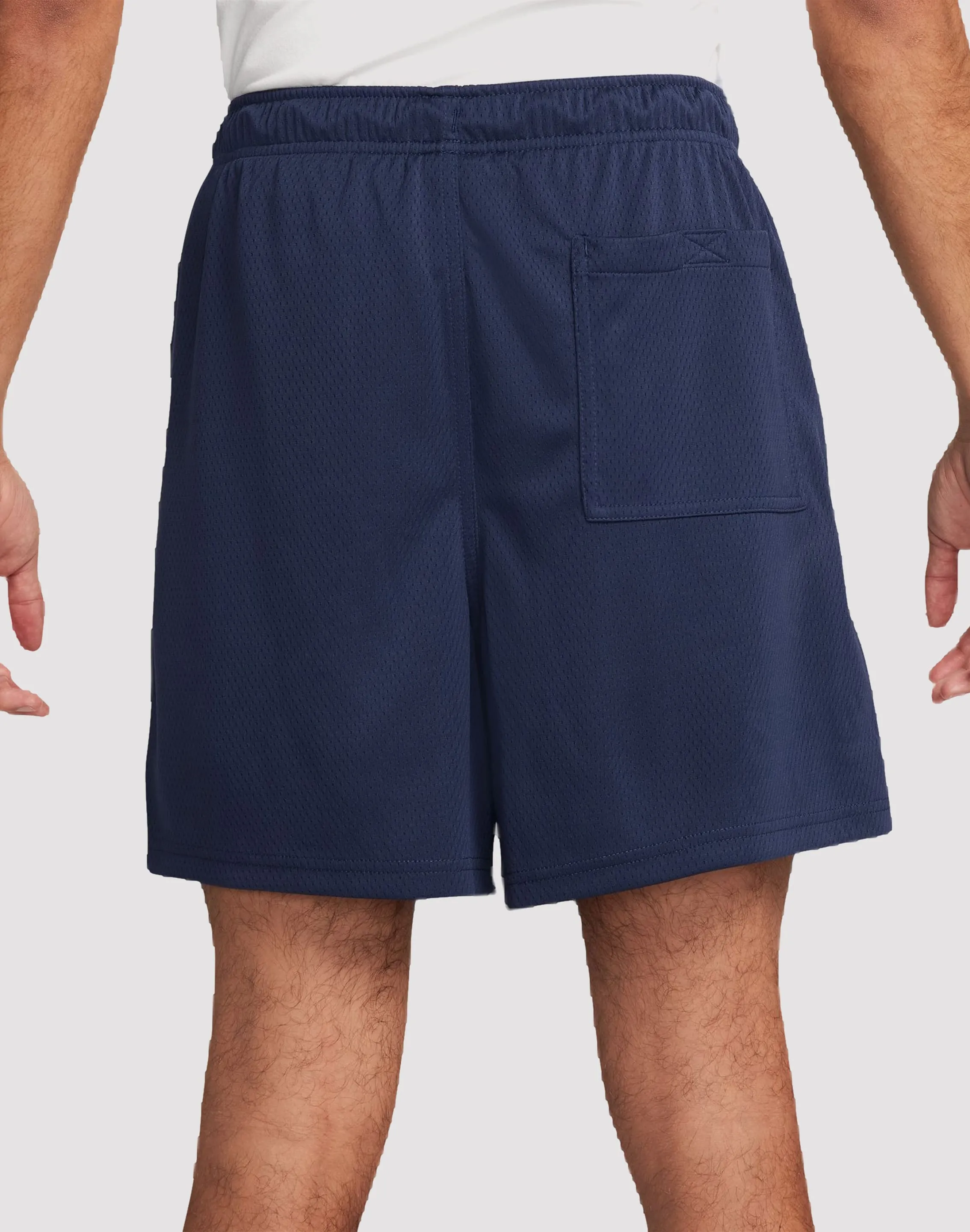 Nike Club Mesh Flow Shorts Day Glow Reinforced Hem