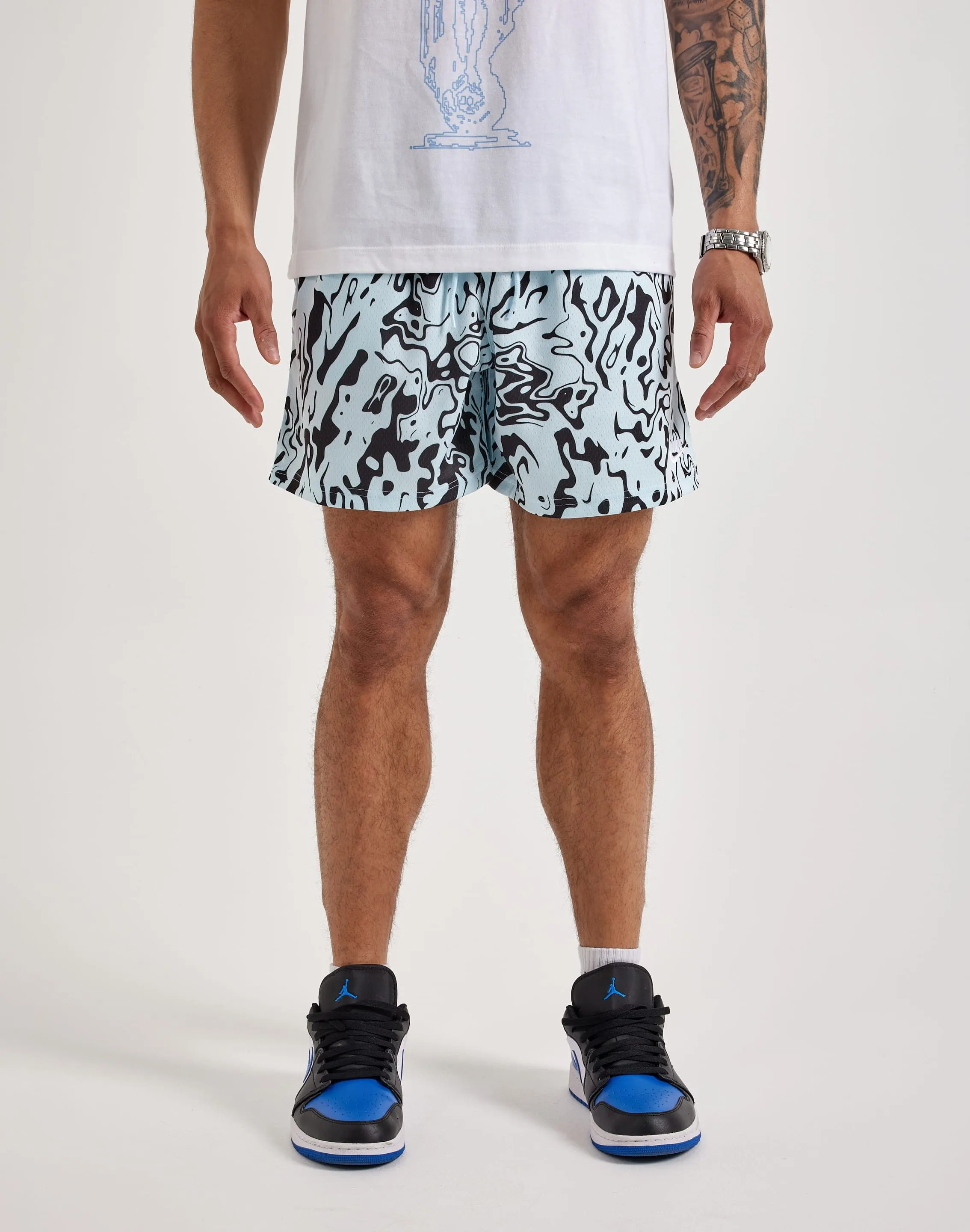 Nike Club Mesh Shorts ChafeFree Design Vented Panels