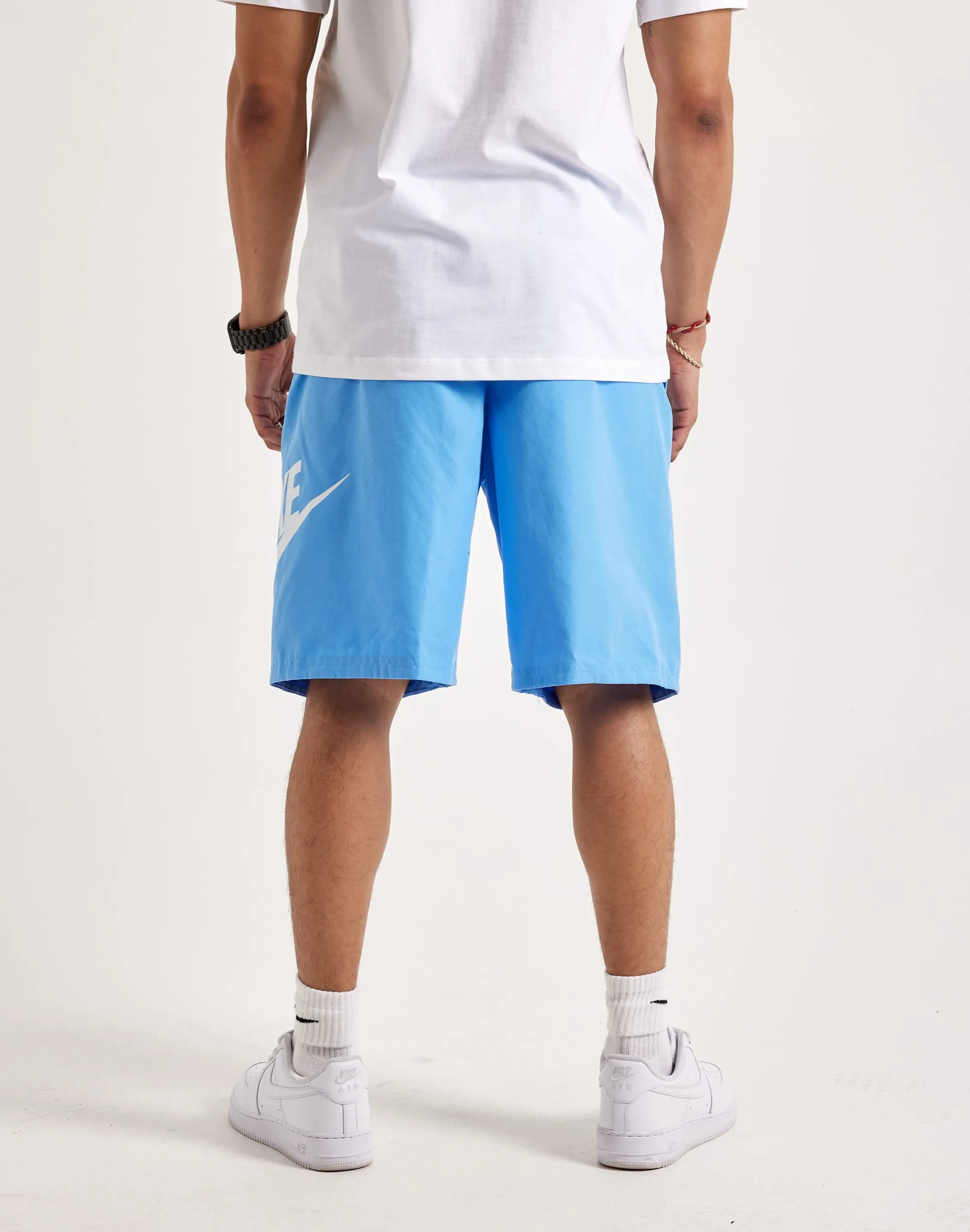 Nike Club Woven Shorts Layer Light HighCollared Design