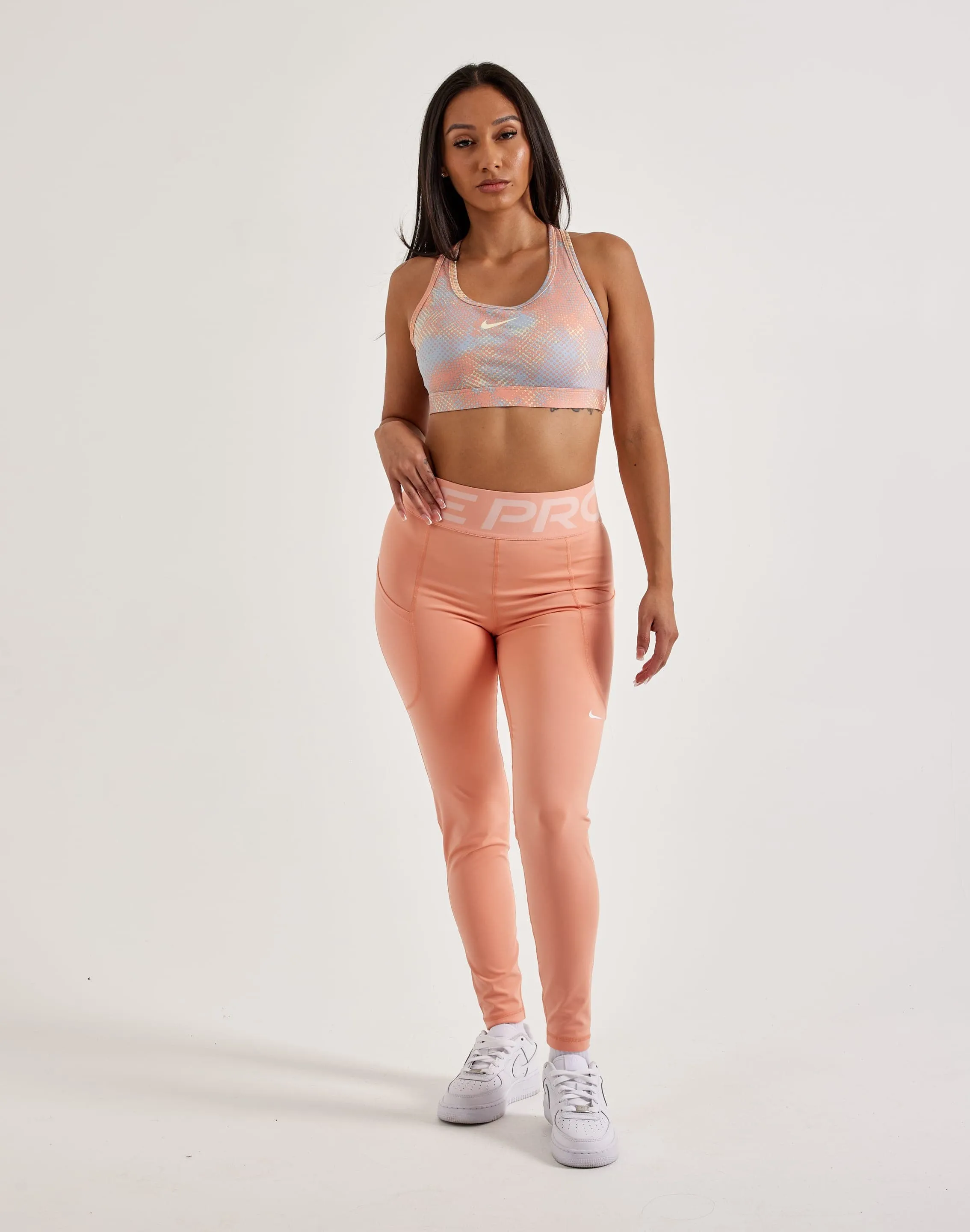 Forest Air StretchableMaterial Nike Dri-FIT Medium Support Sports Bra