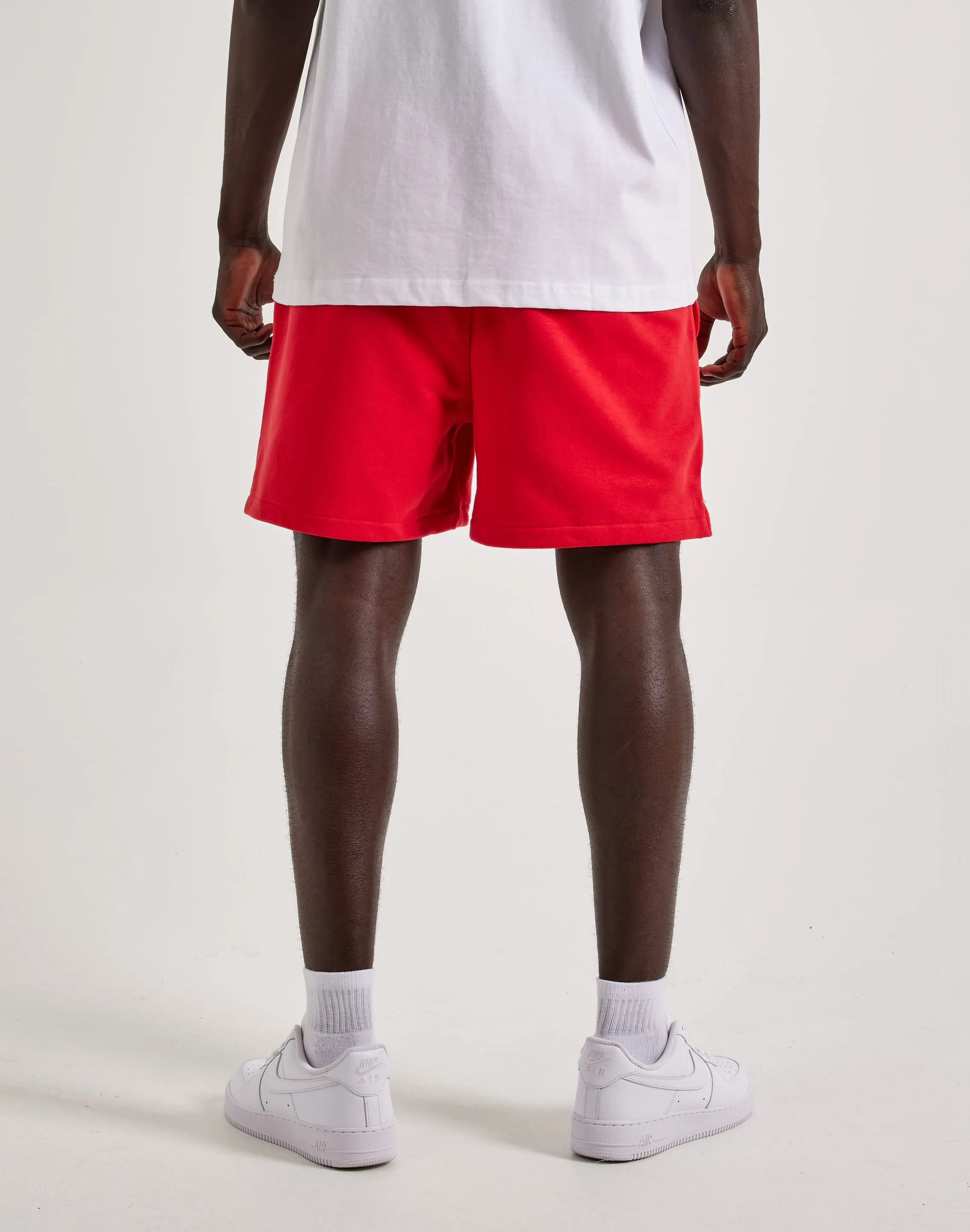 Firm Leather TactileStitching Nike French Terry Flow Shorts