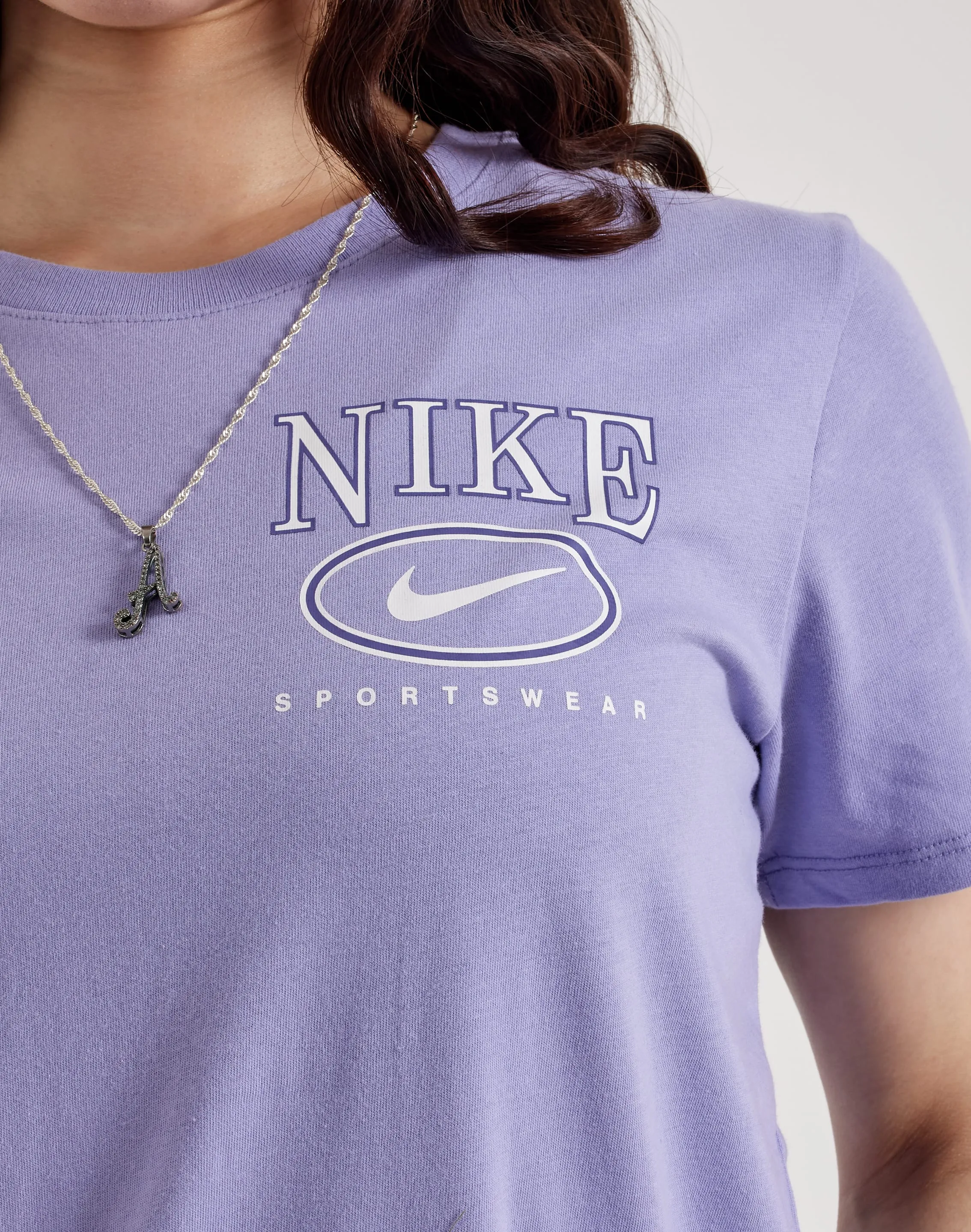 Nike Graphic Tee Easy Go Zipper Closure