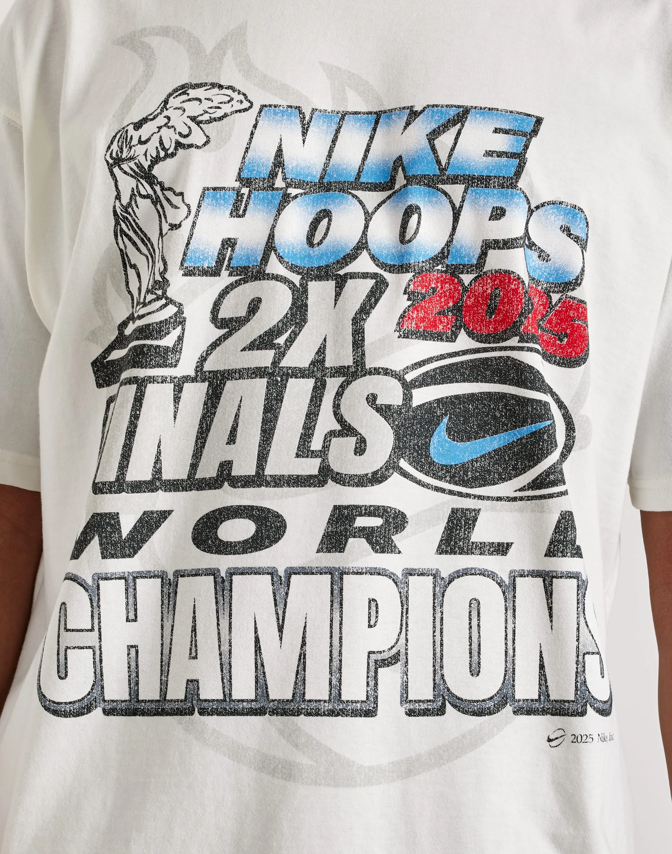 Quiet Core NonRestrictive Cut Nike Hoops World Champions 2025 Tee