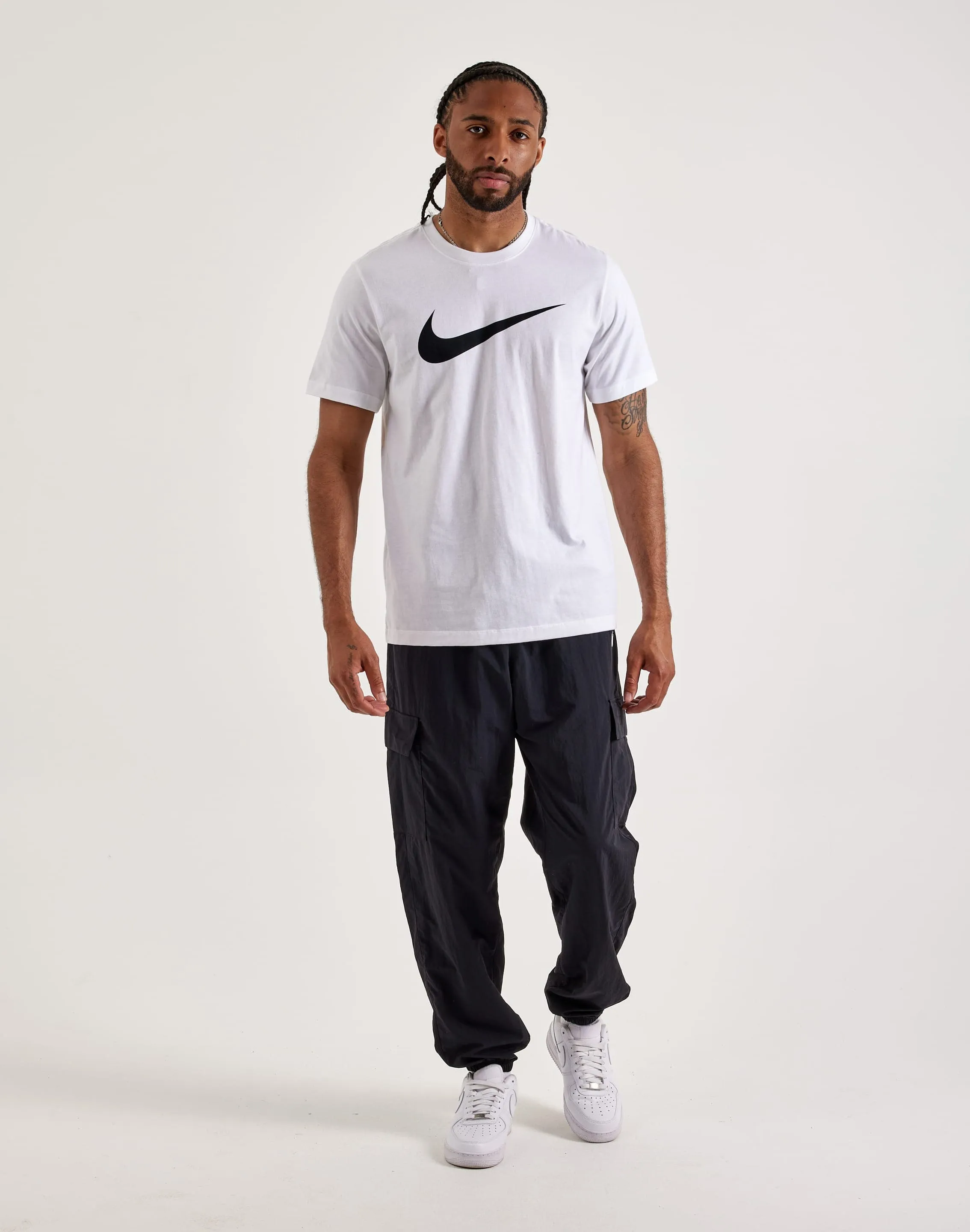 Nike Icon Swoosh Tee Peace Glow Colorfast Technology