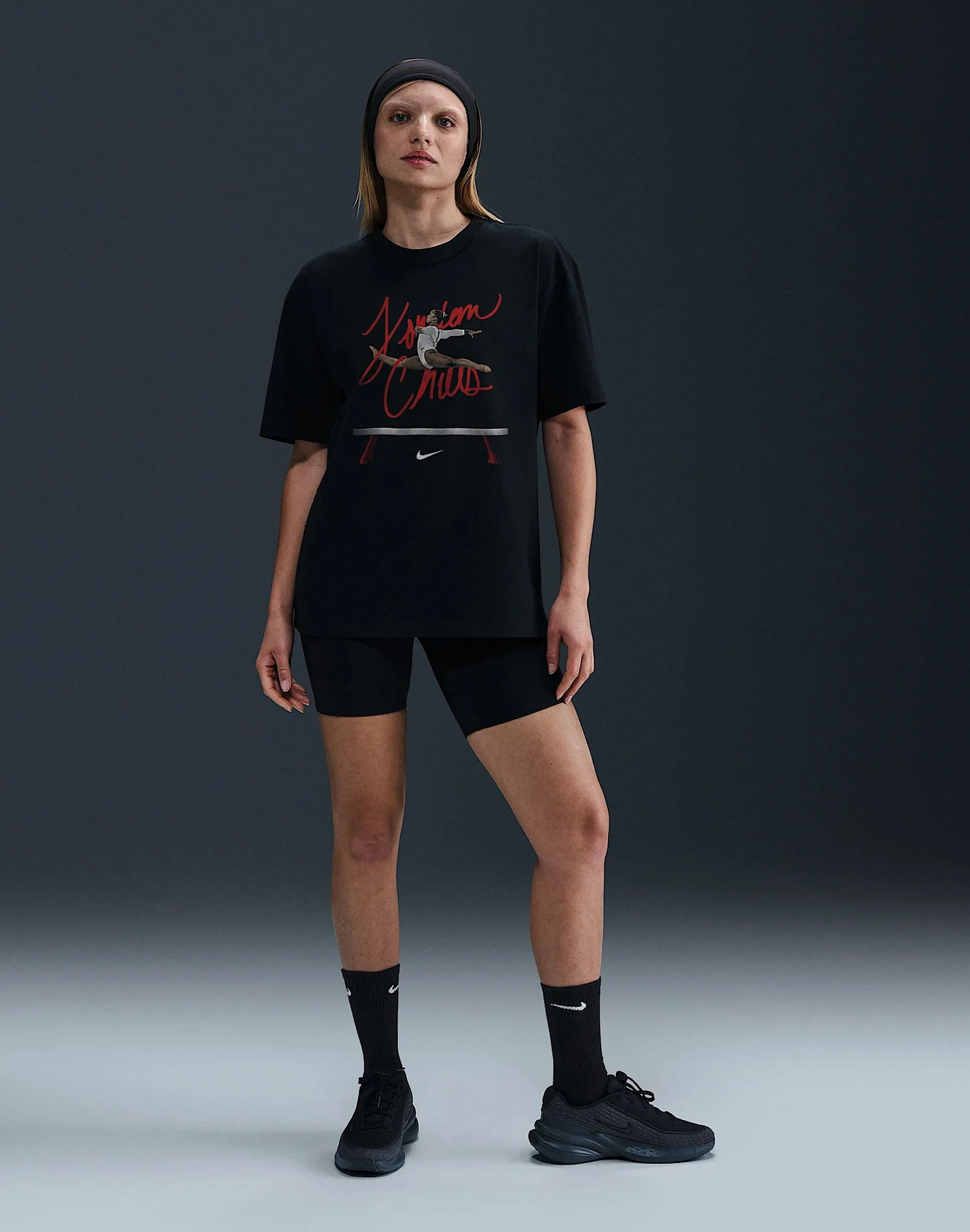 Nike Jordan Chiles Tee Sheer Fit Fantasy Mood