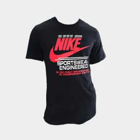 Wide Glow SustainableYarnBlend Nike Mens 6mo Futura Faho25 Tee Black