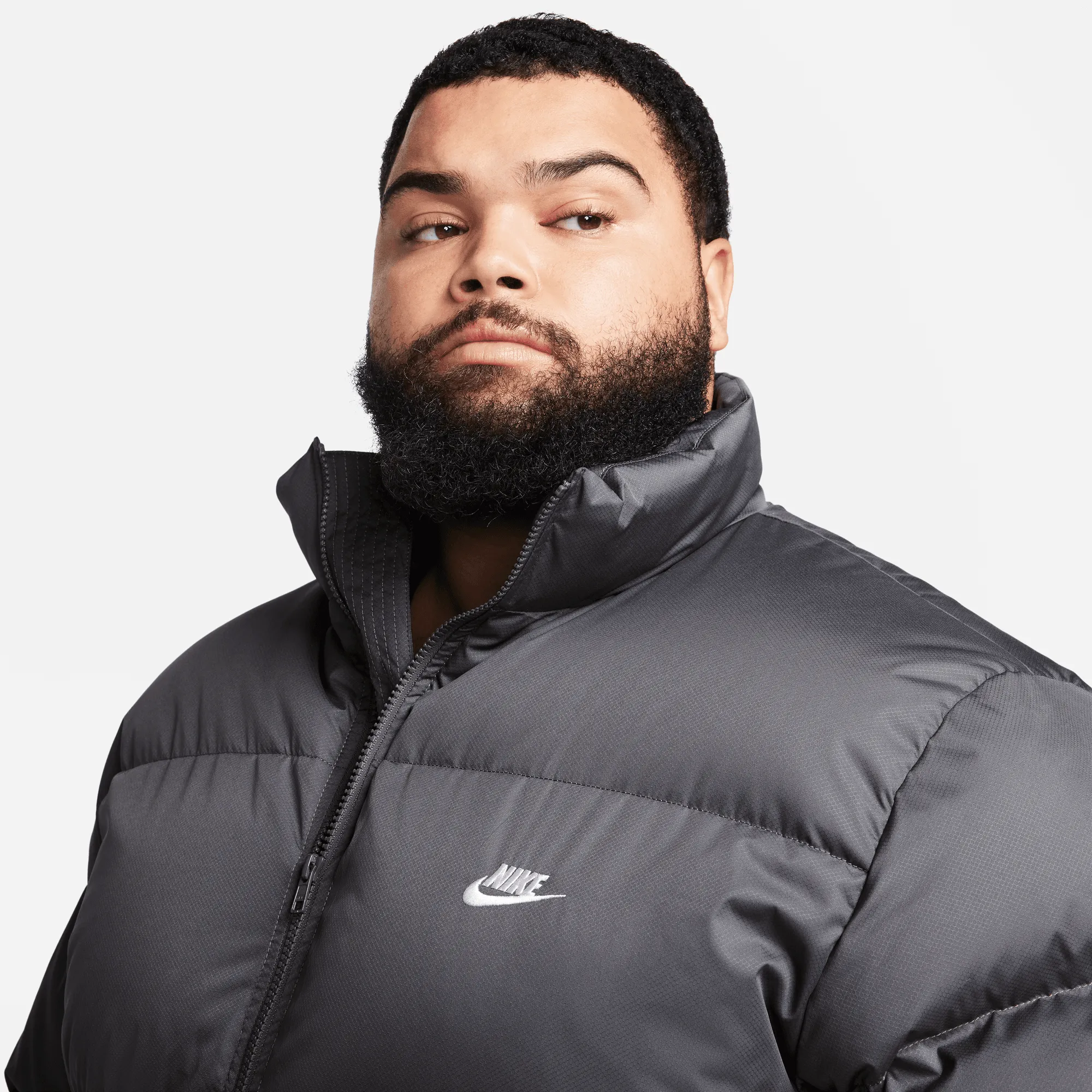 Zero Core QuickDrying Fiber NIKE MENS PUFFER JACKET- IRON GREY