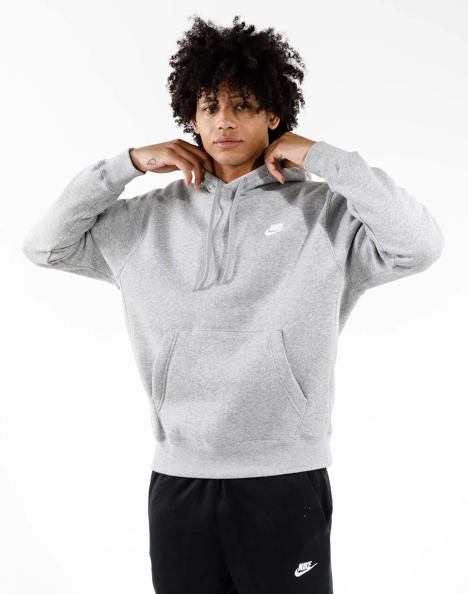 SnagProofMaterial Nike Nsw Club Fleece Pullover Hoodie